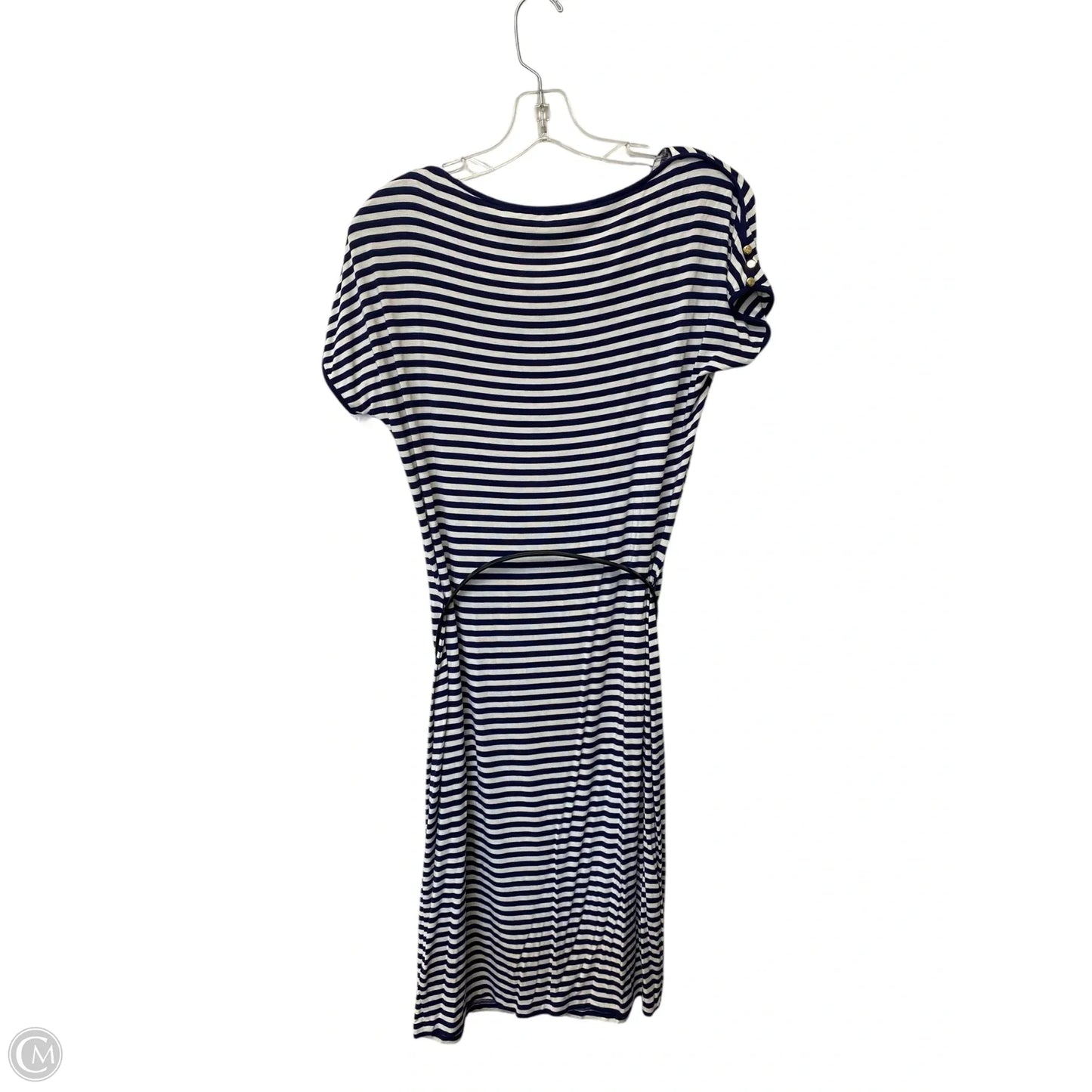 Dress Casual Short By Calvin Klein In Striped Pattern, Size: 6