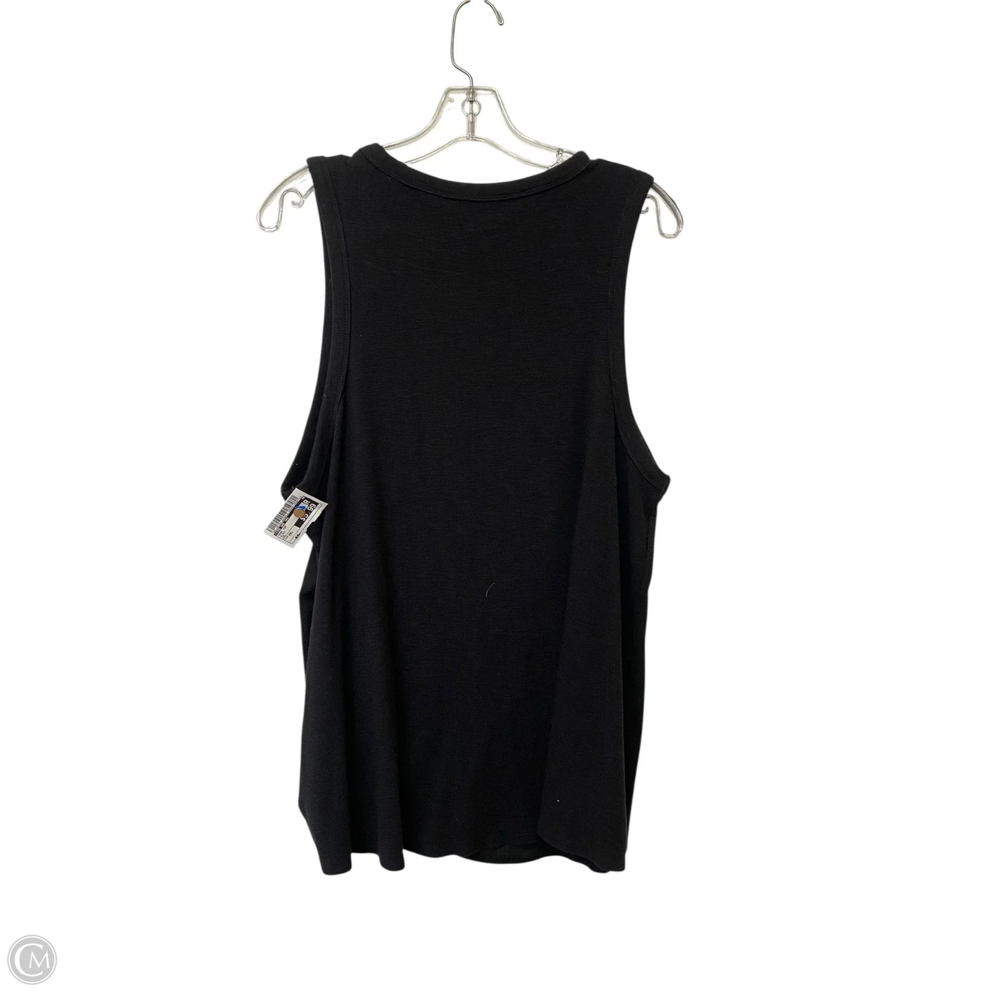 Tank Top By Time And Tru In Black, Size: Xxl