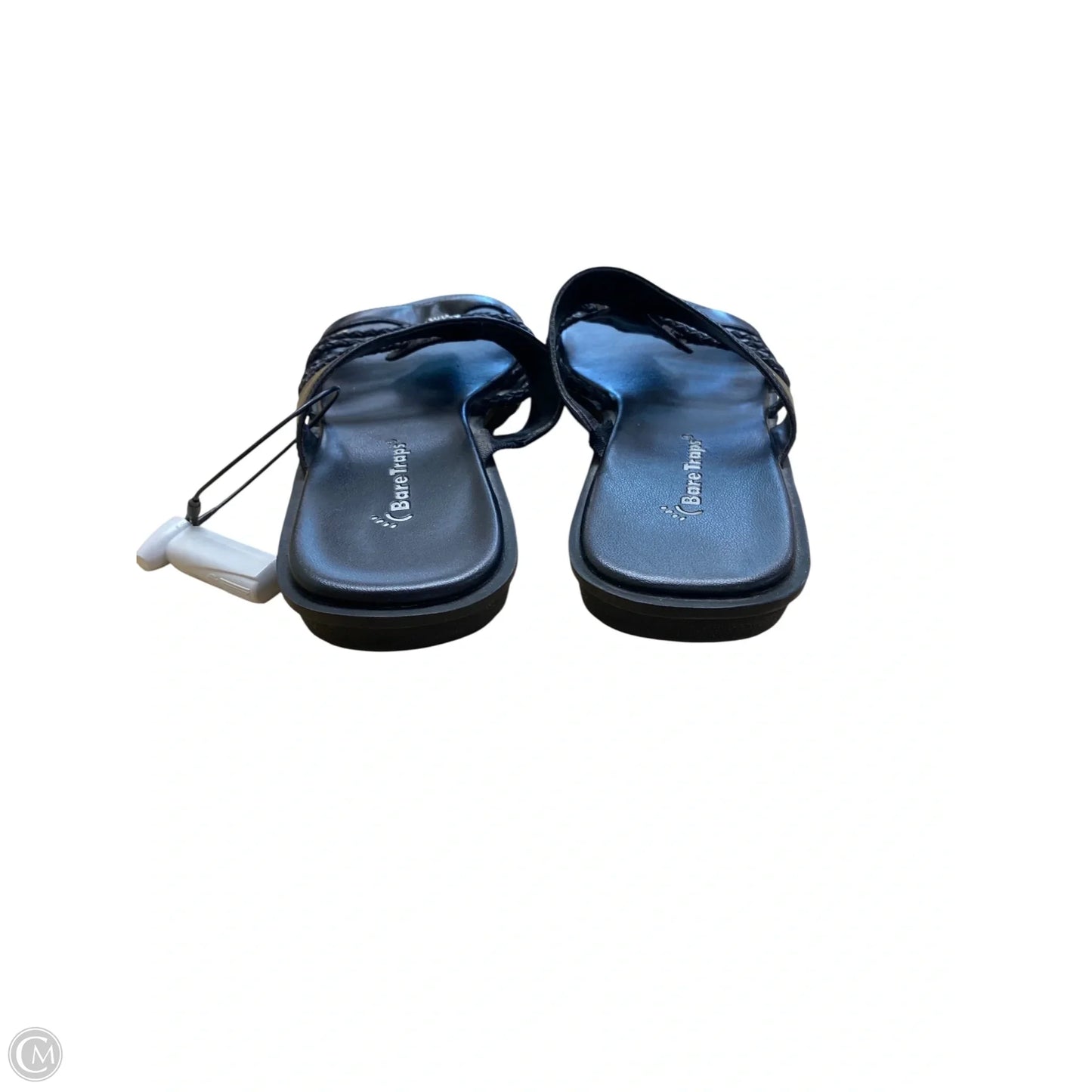 Sandals Flip Flops By Bare Traps In Black, Size: 6.5