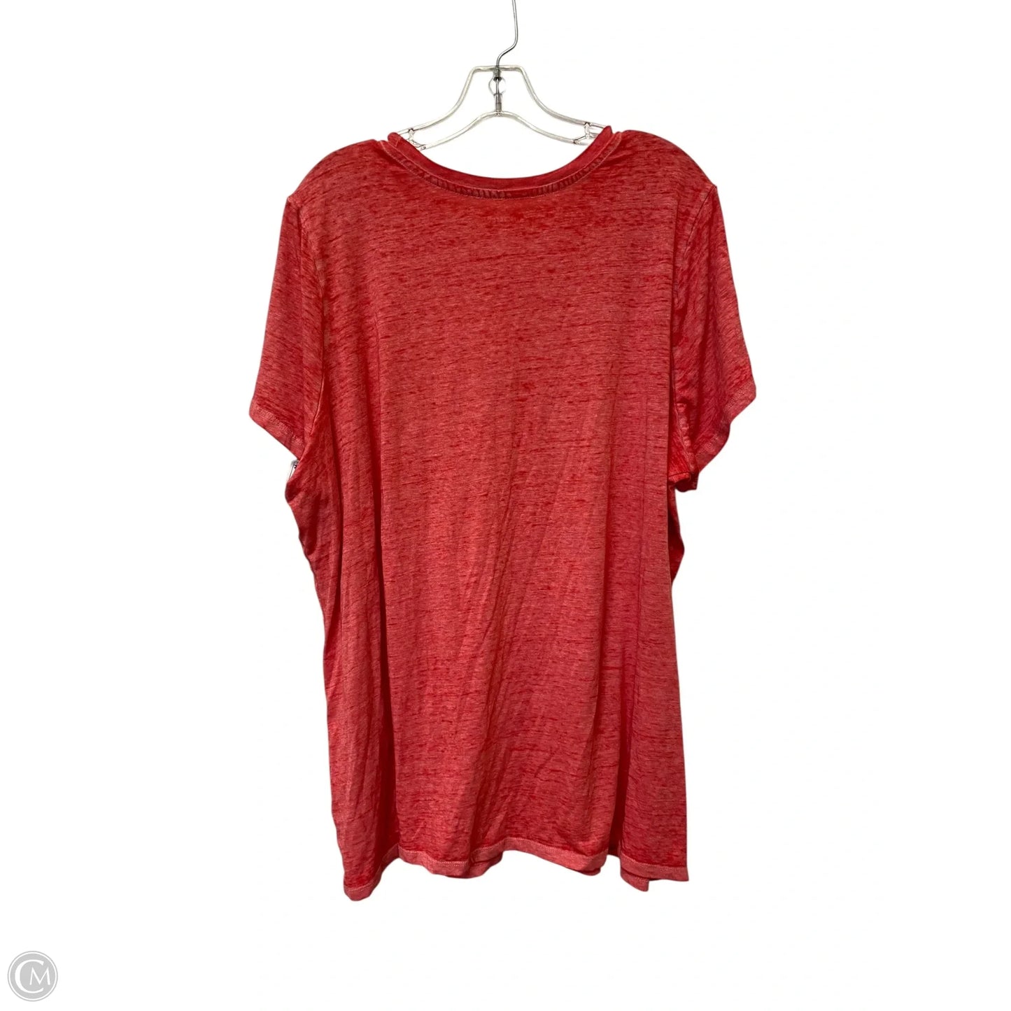 Top Short Sleeve By Lane Bryant In Red, Size: 22