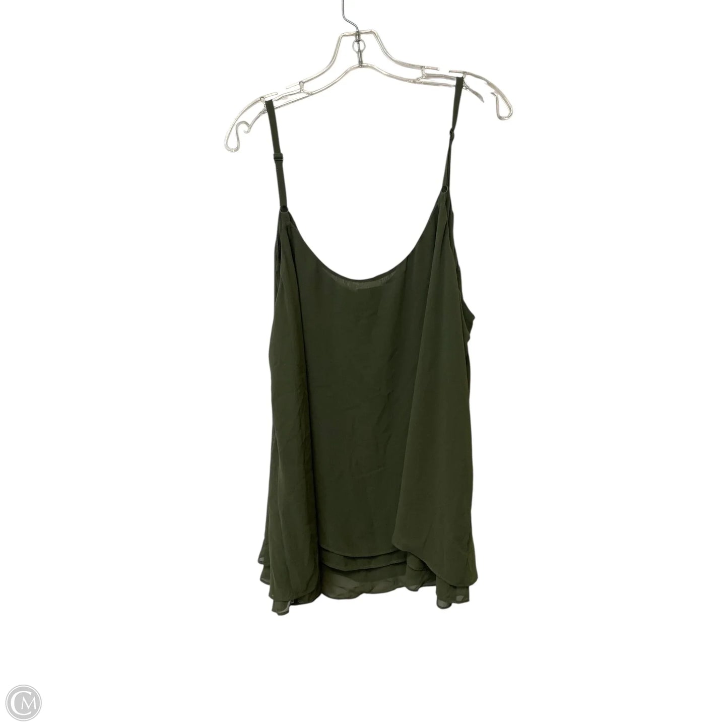 Tank Top By Worthington In Green, Size: 4x