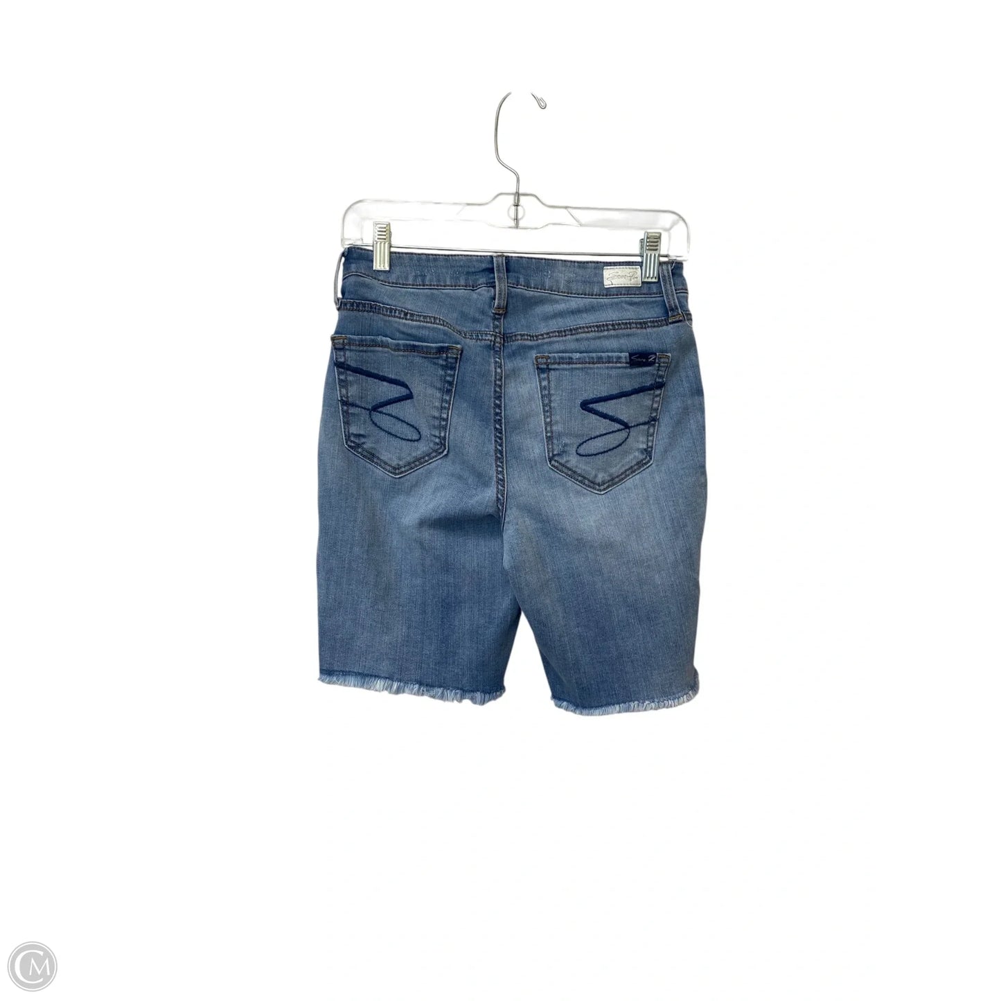 Shorts By Seven 7 In Blue Denim, Size: 4