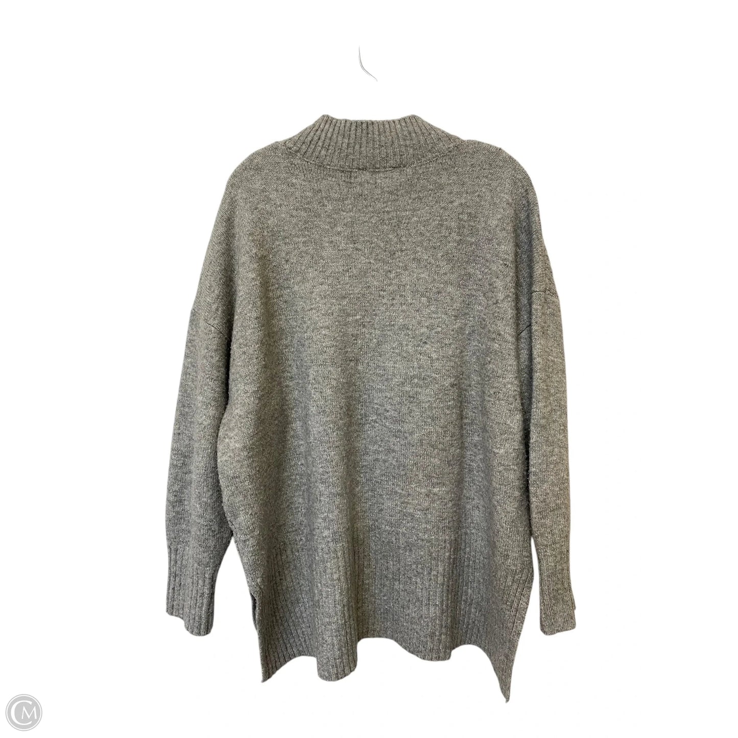 Sweater By Simply Vera In Grey, Size: Xxl
