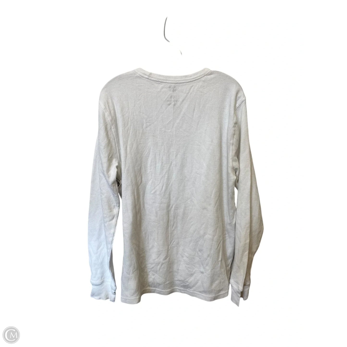 Top Long Sleeve Basic By Cmf In White, Size: L