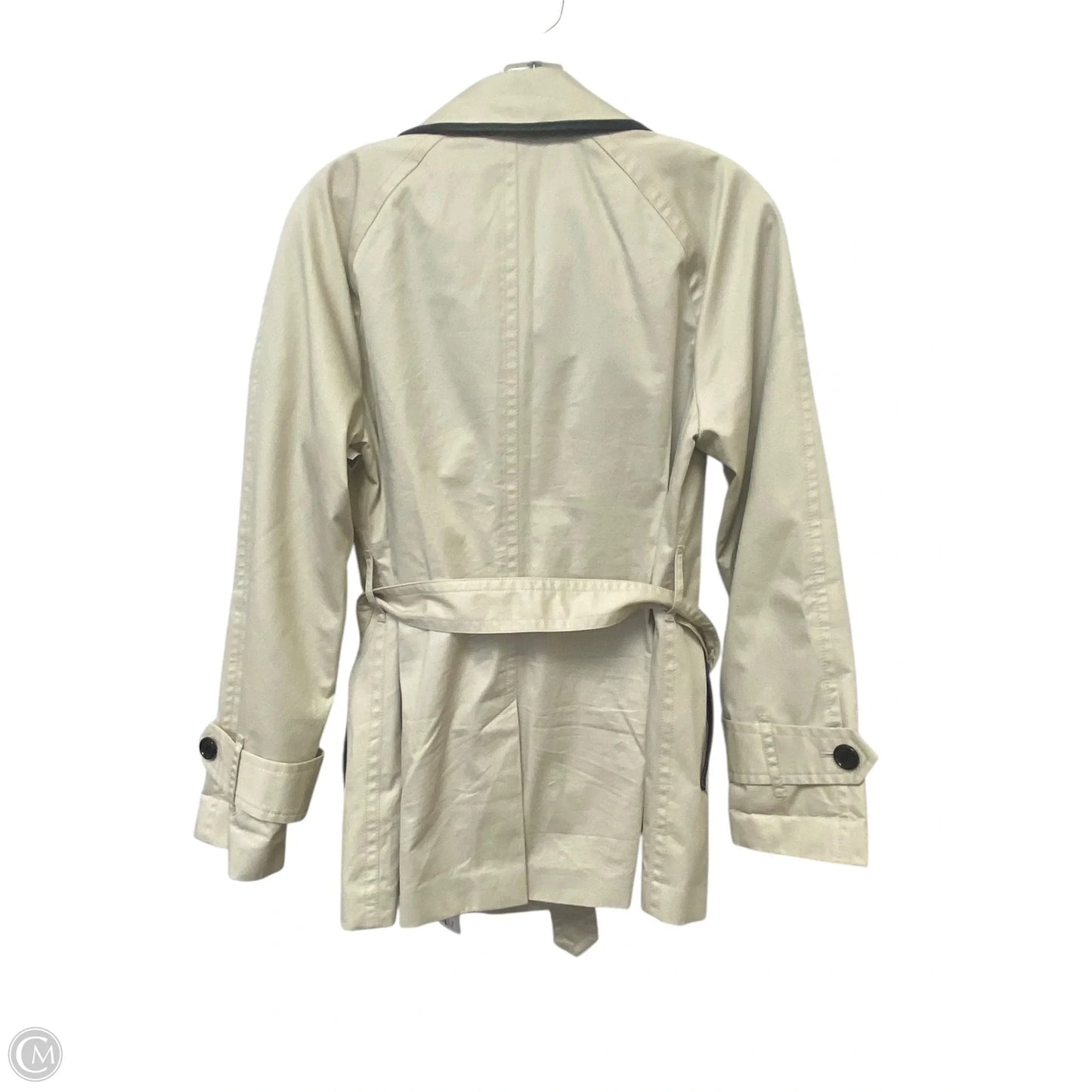 Coat Designer By Coach In Cream, Size: M