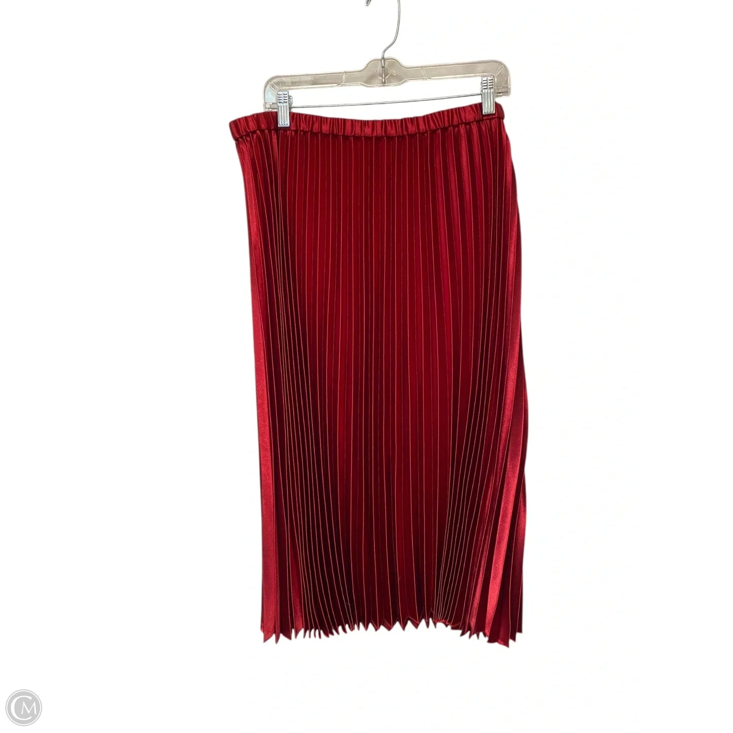 Skirt Maxi By Anne Klein In Red, Size: Xl