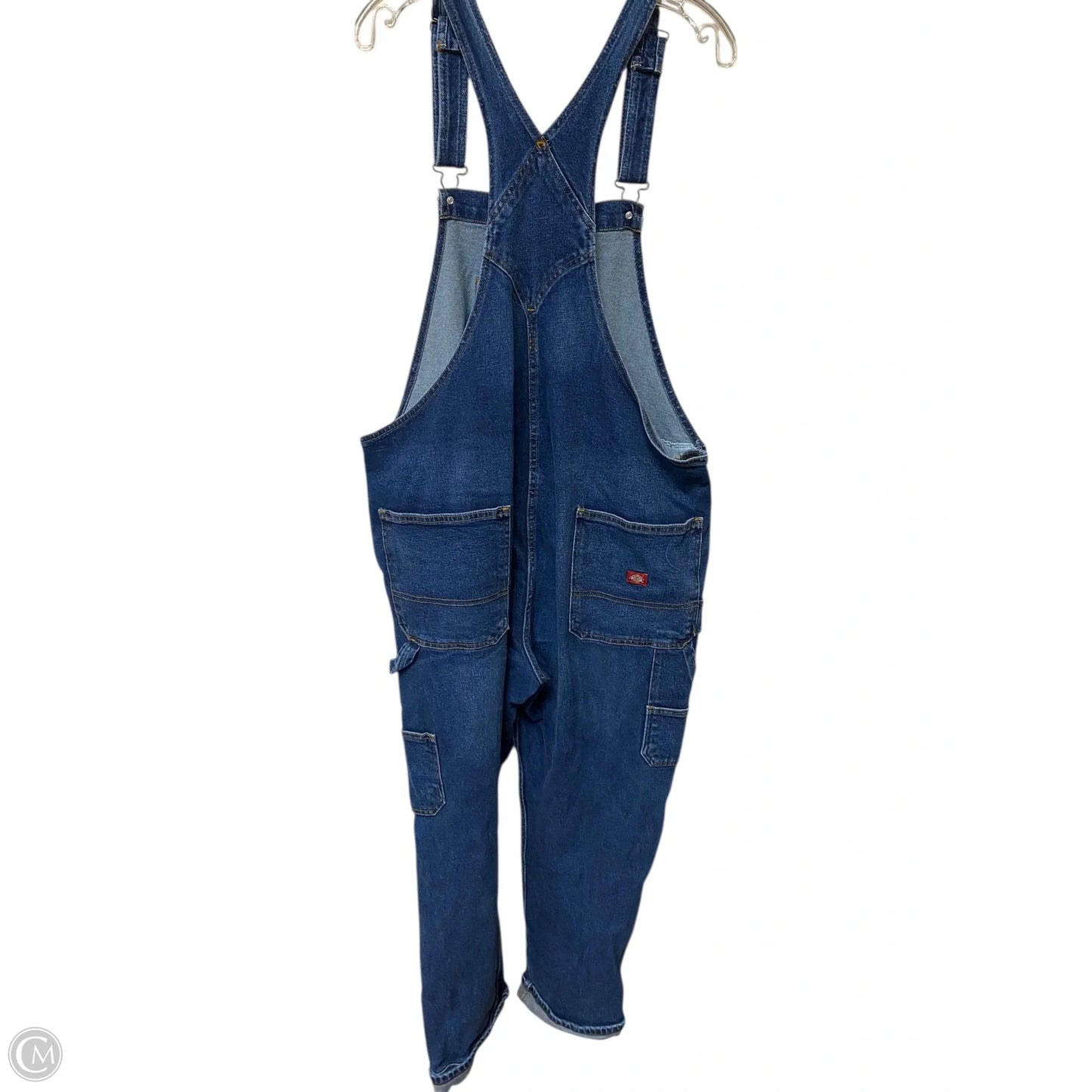 Overalls By Dickies In Blue Denim, Size: Xl