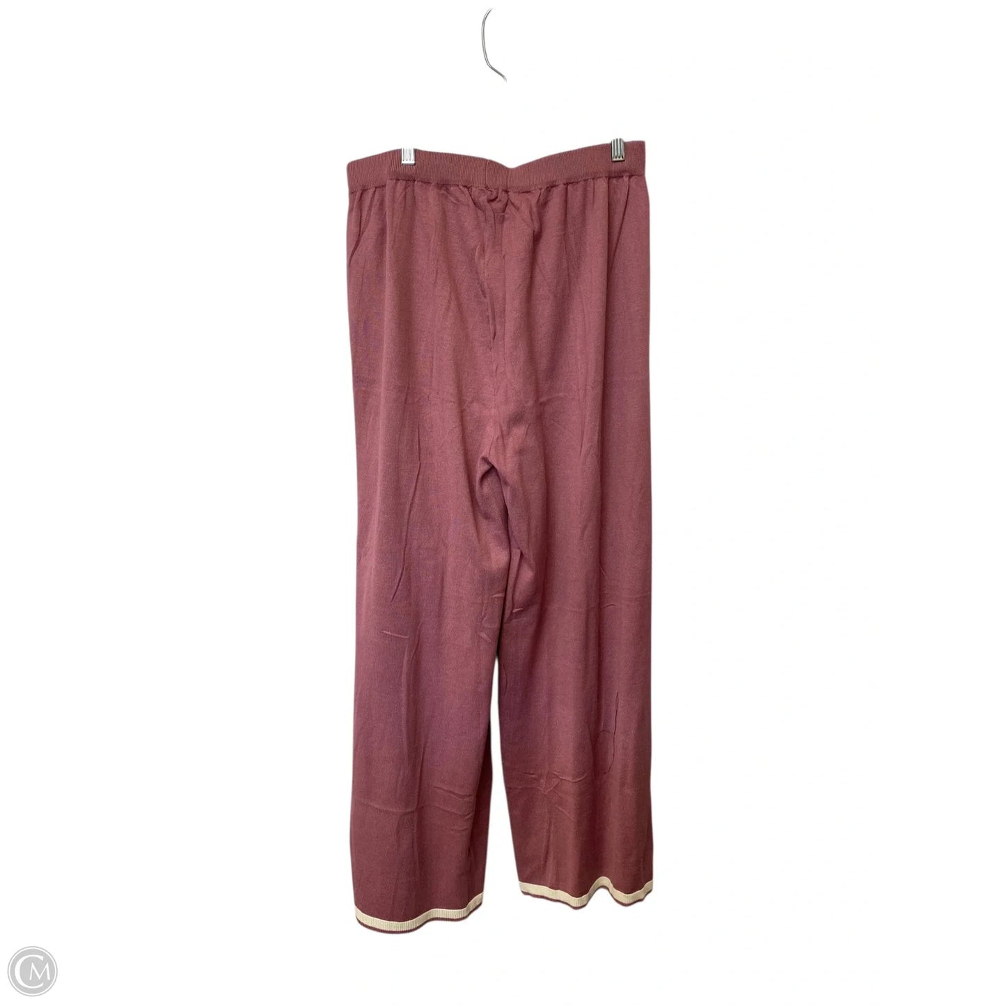 Lounge Set Pants By Ekouaer In Pink, Size: L