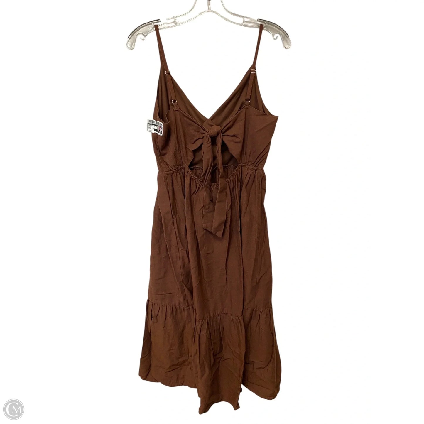 Dress Casual Midi By Japna In Brown, Size: M