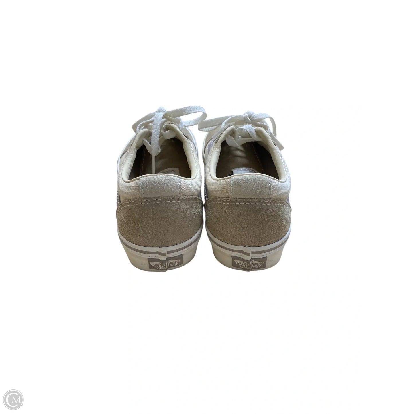 Shoes Flats By Vans In Tan, Size: 9