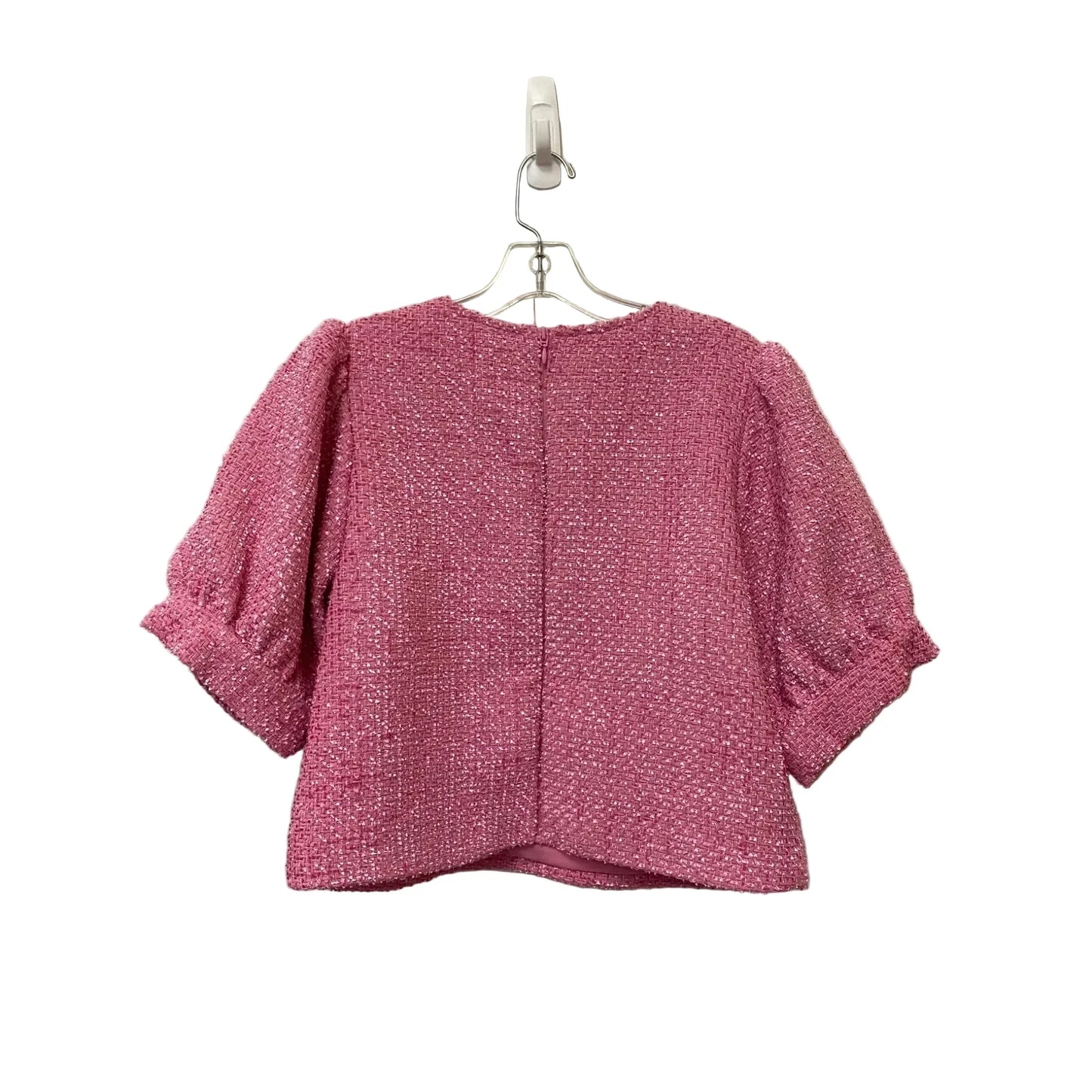 Top Short Sleeve By Cma In Pink, Size: L