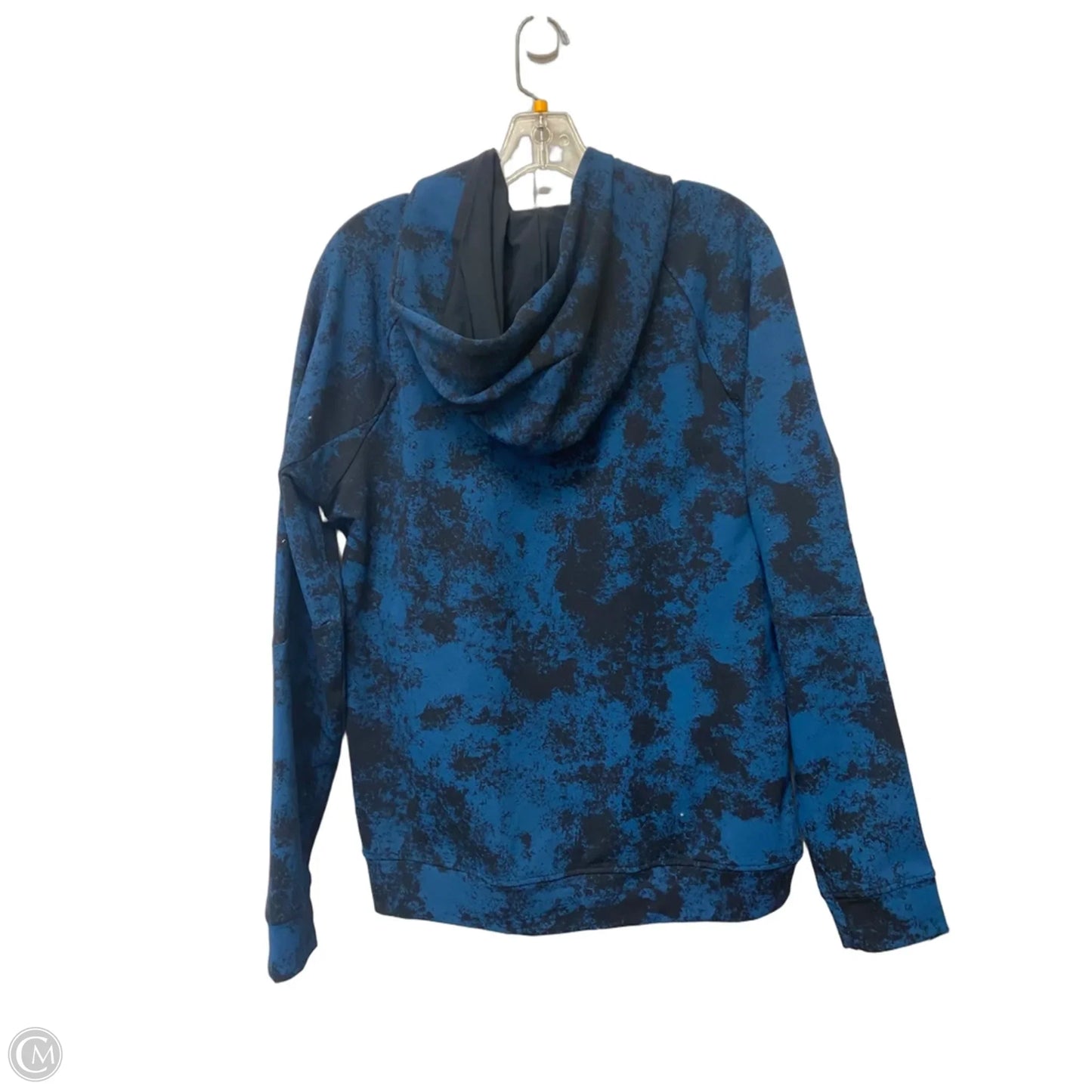 Athletic Sweatshirt Hoodie By Lululemon In Blue, Size: M