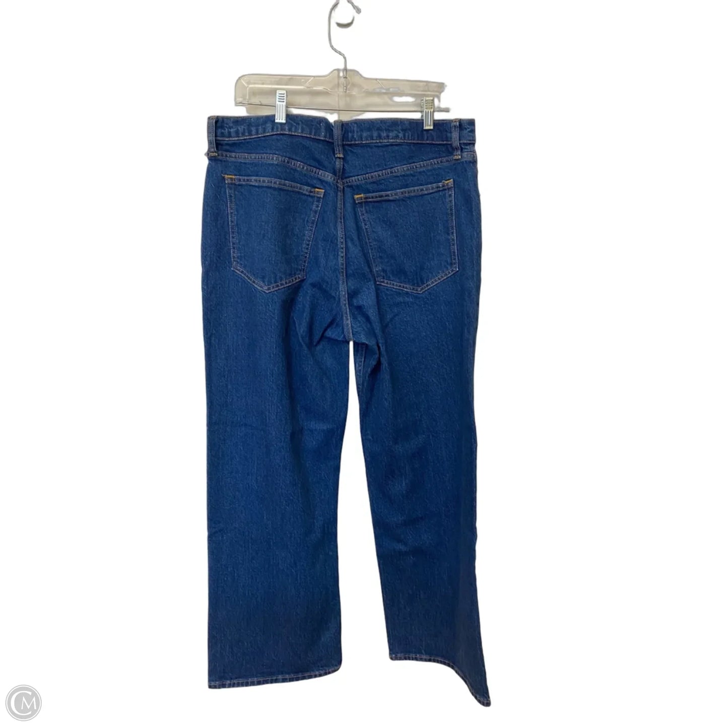 Jeans Wide Leg By Abercrombie And Fitch In Blue Denim, Size: 14p