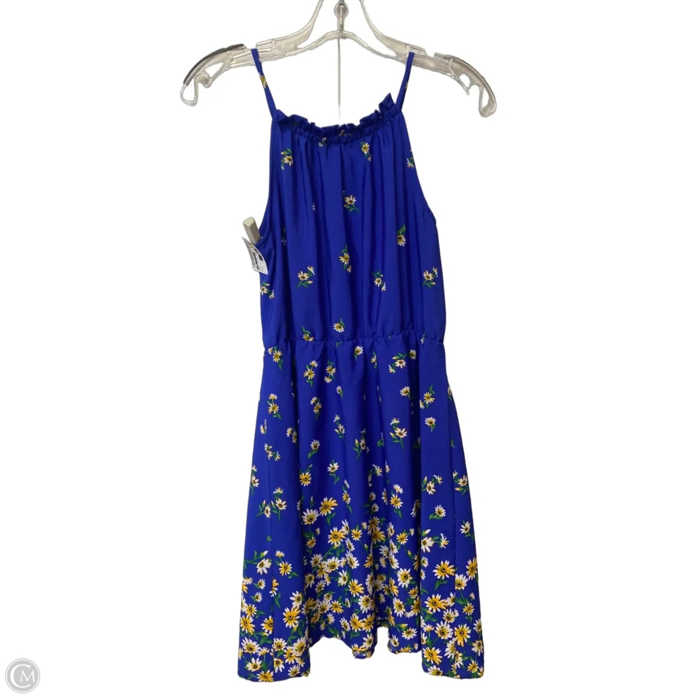Dress Casual Midi By Cmf In Blue, Size: S