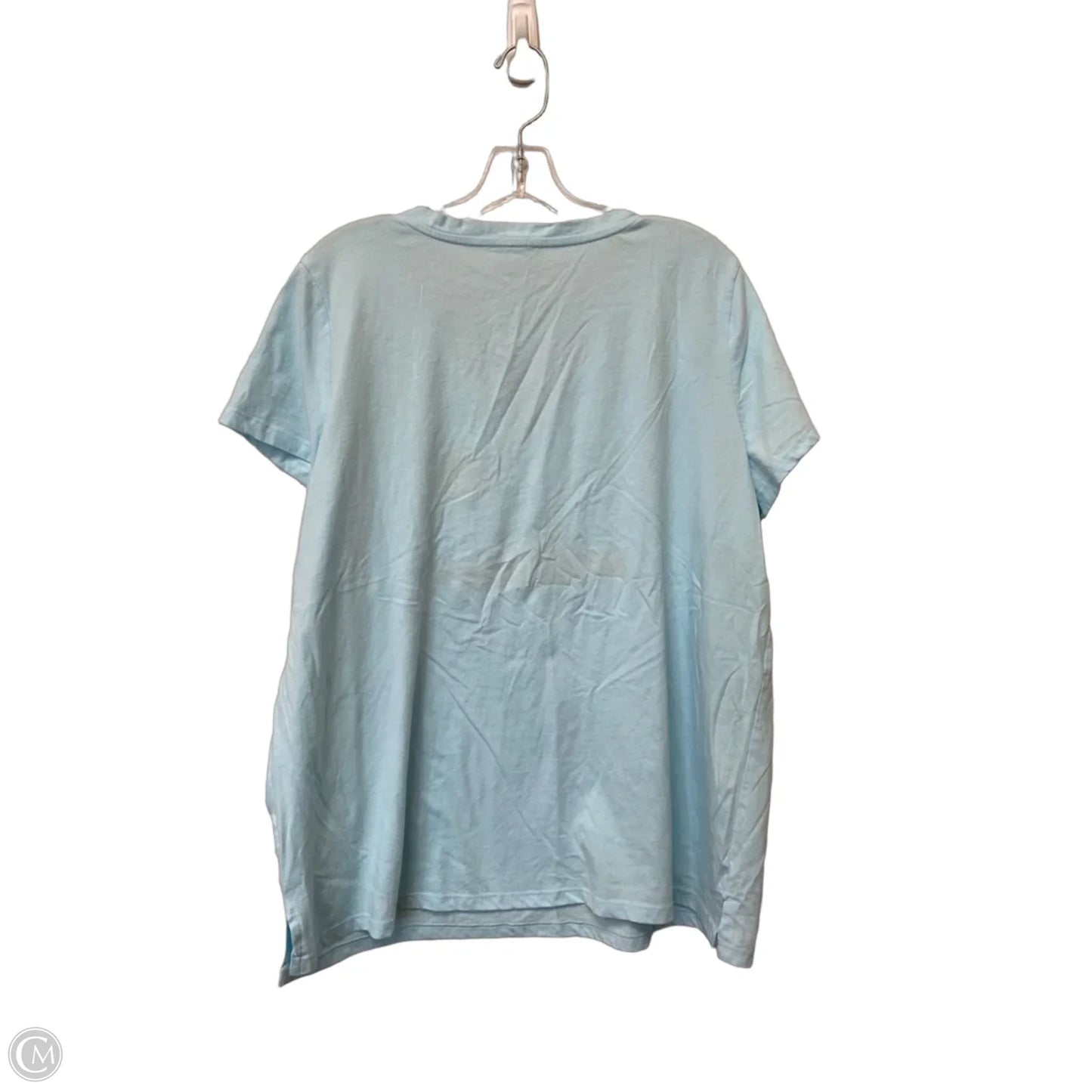 Top Short Sleeve By Maurices In Blue, Size: Xxl