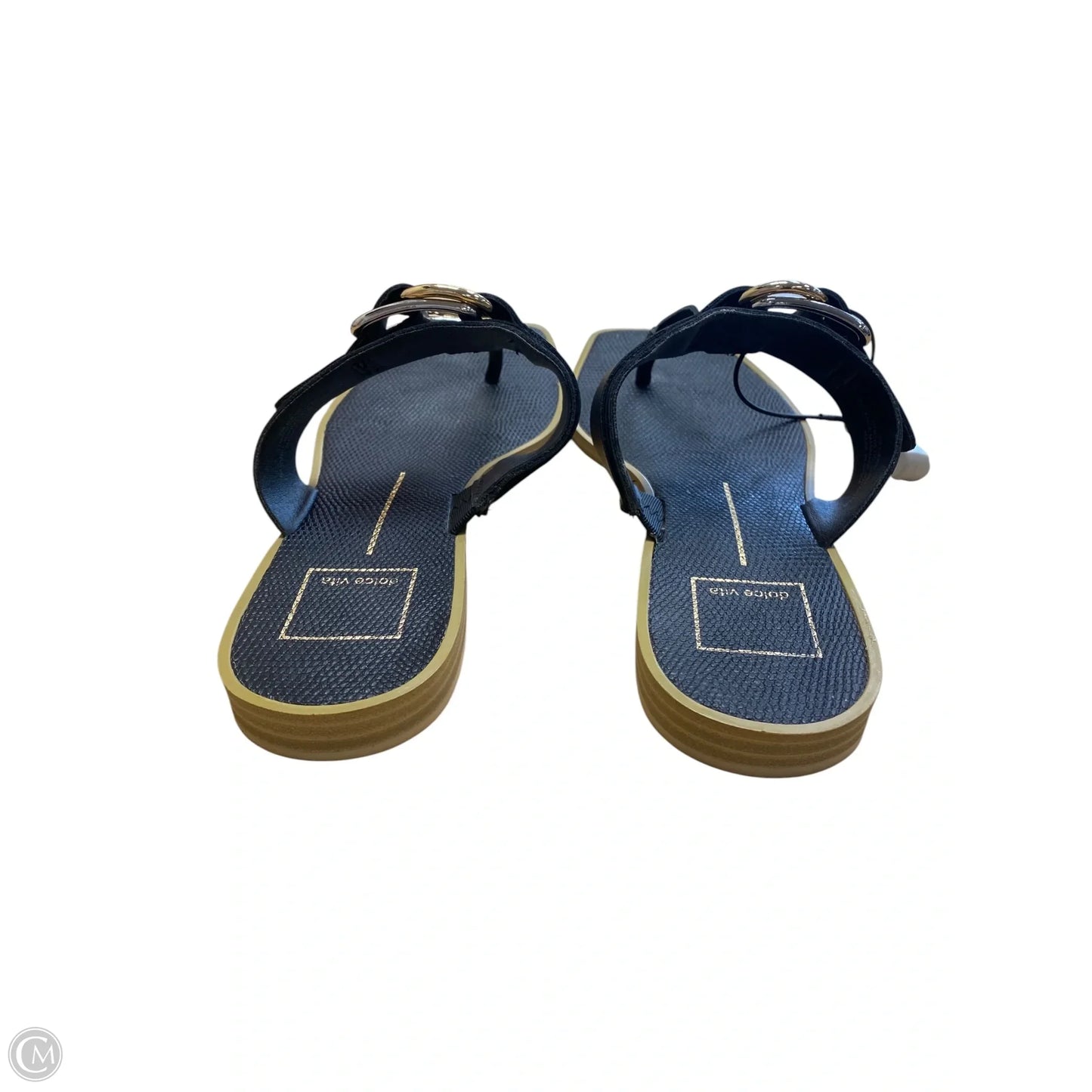 Sandals Flip Flops By Dolce Vita In Black, Size: 8