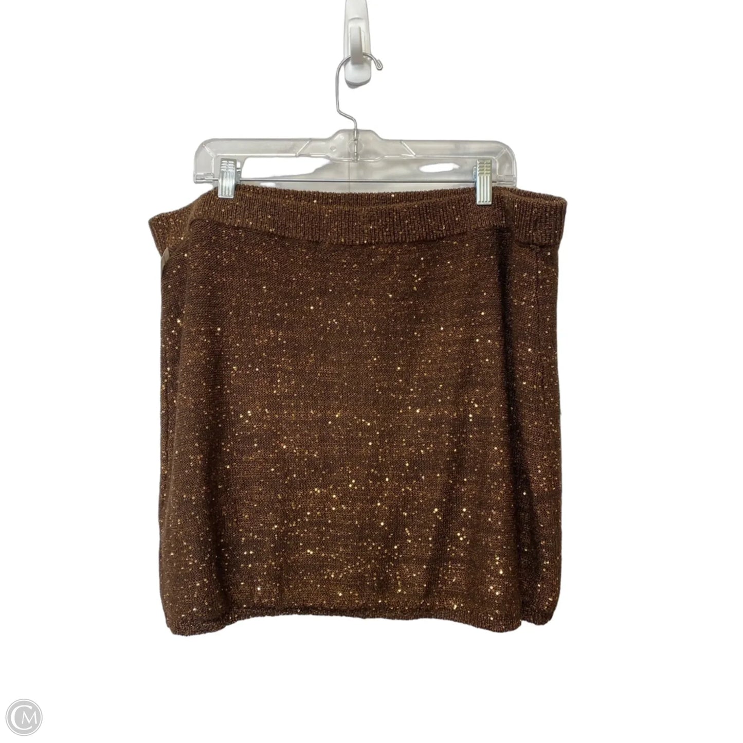 Skirt Mini & Short By Wild Fable In Brown, Size: 2x