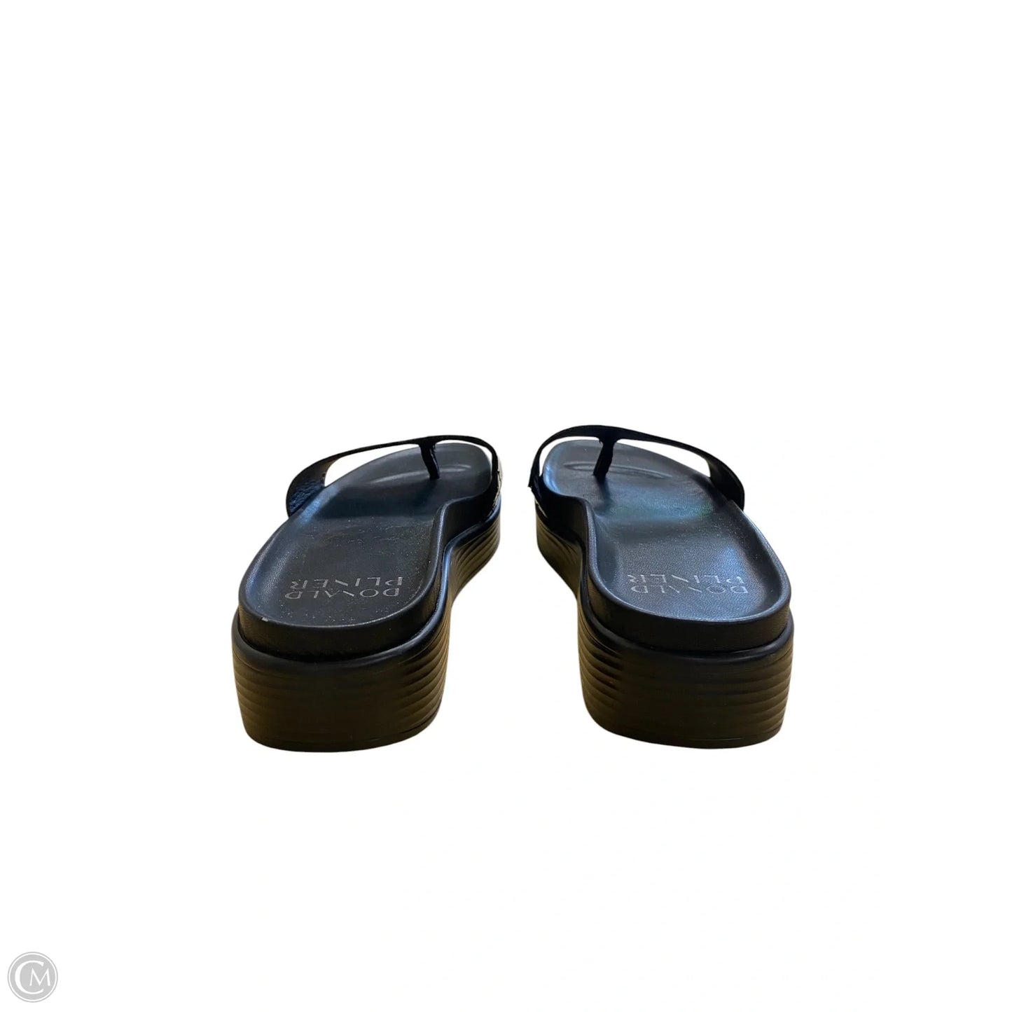Sandals Flats By Donald Pliner In Black, Size: 6