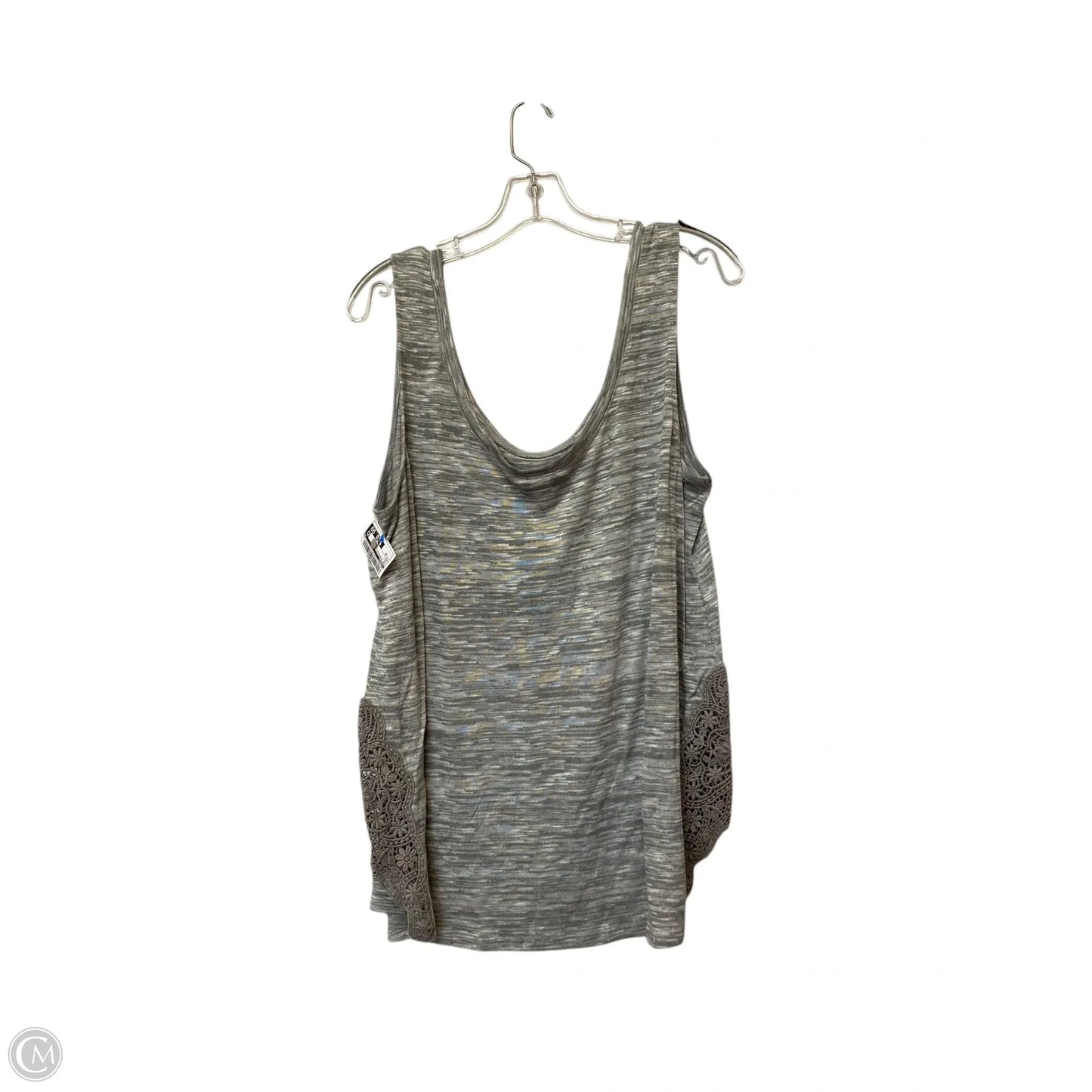 Top Sleeveless By Torrid In Grey, Size: 2x