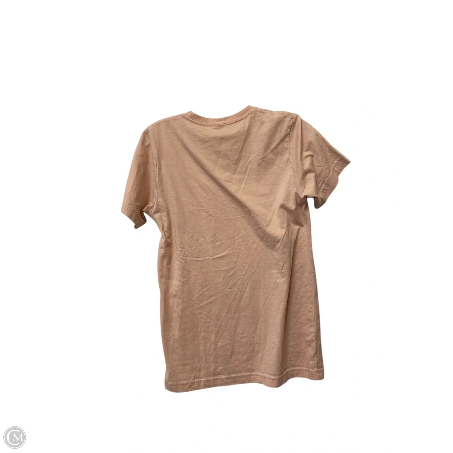 Top Short Sleeve By Bella + Canvas In Pink, Size: S