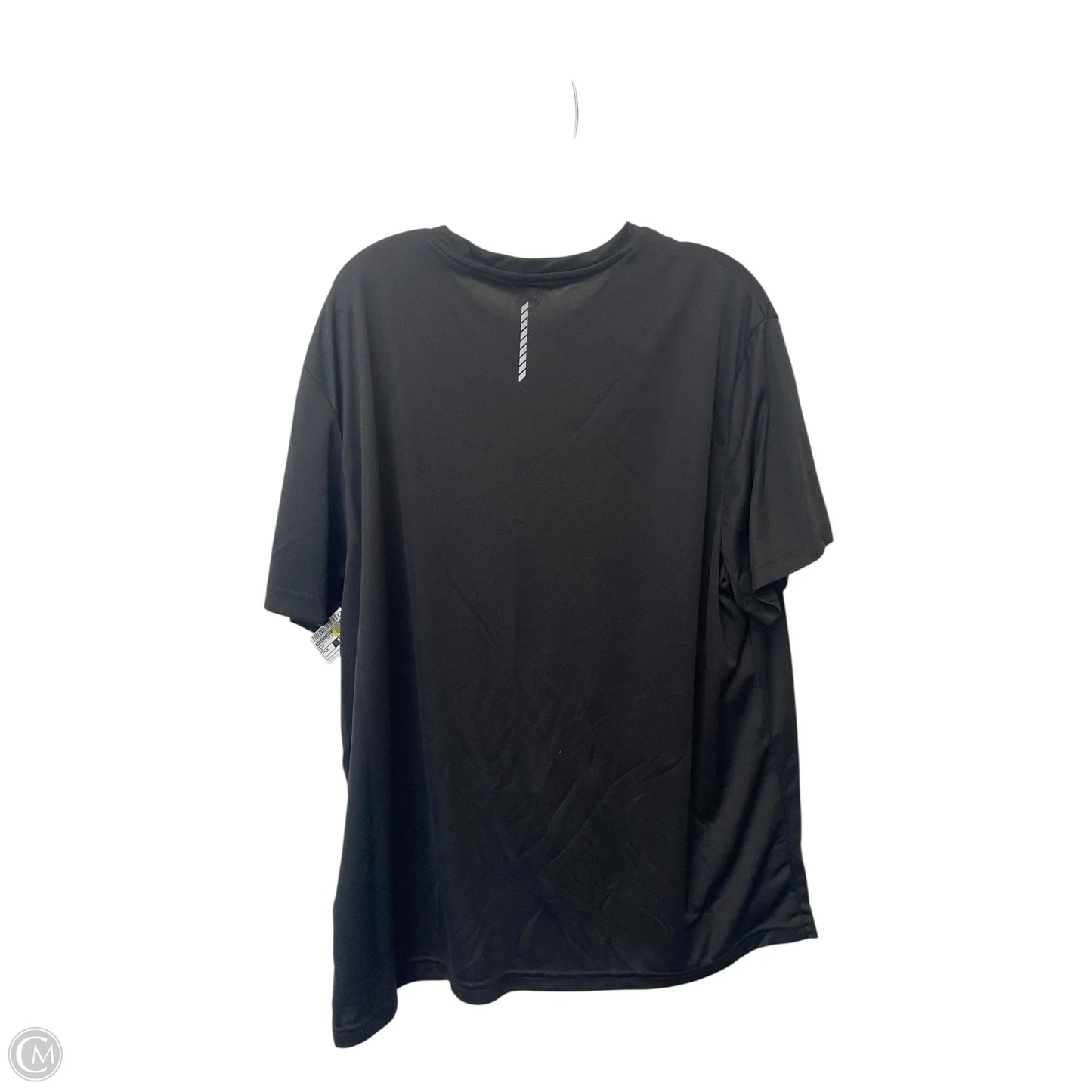 Athletic Top Short Sleeve By Athletic Works In Black, Size: 2x
