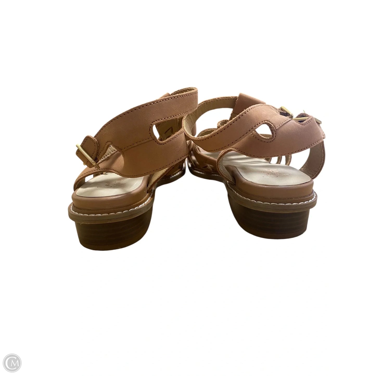Sandals Flats By Crown Vintage In Brown, Size: 8.5