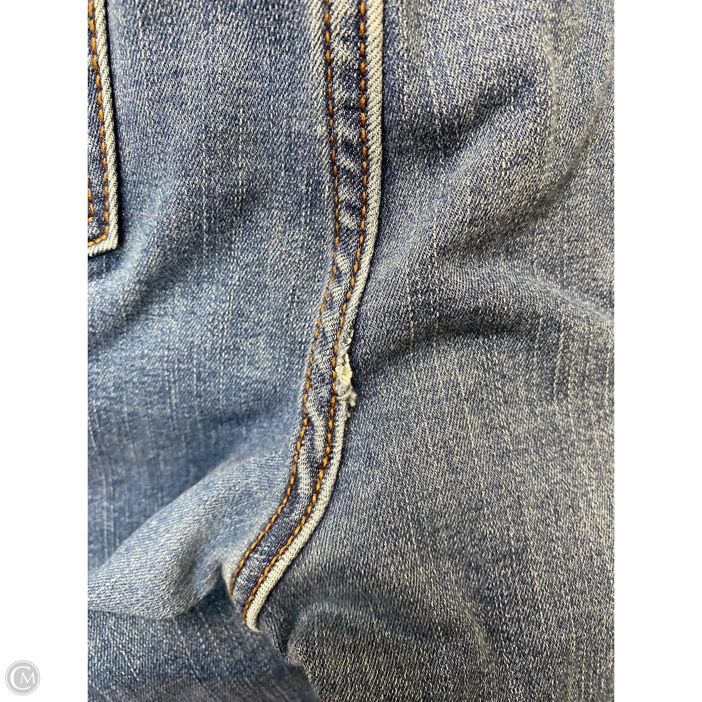 Jeans Straight By Time And Tru In Blue Denim, Size: 18