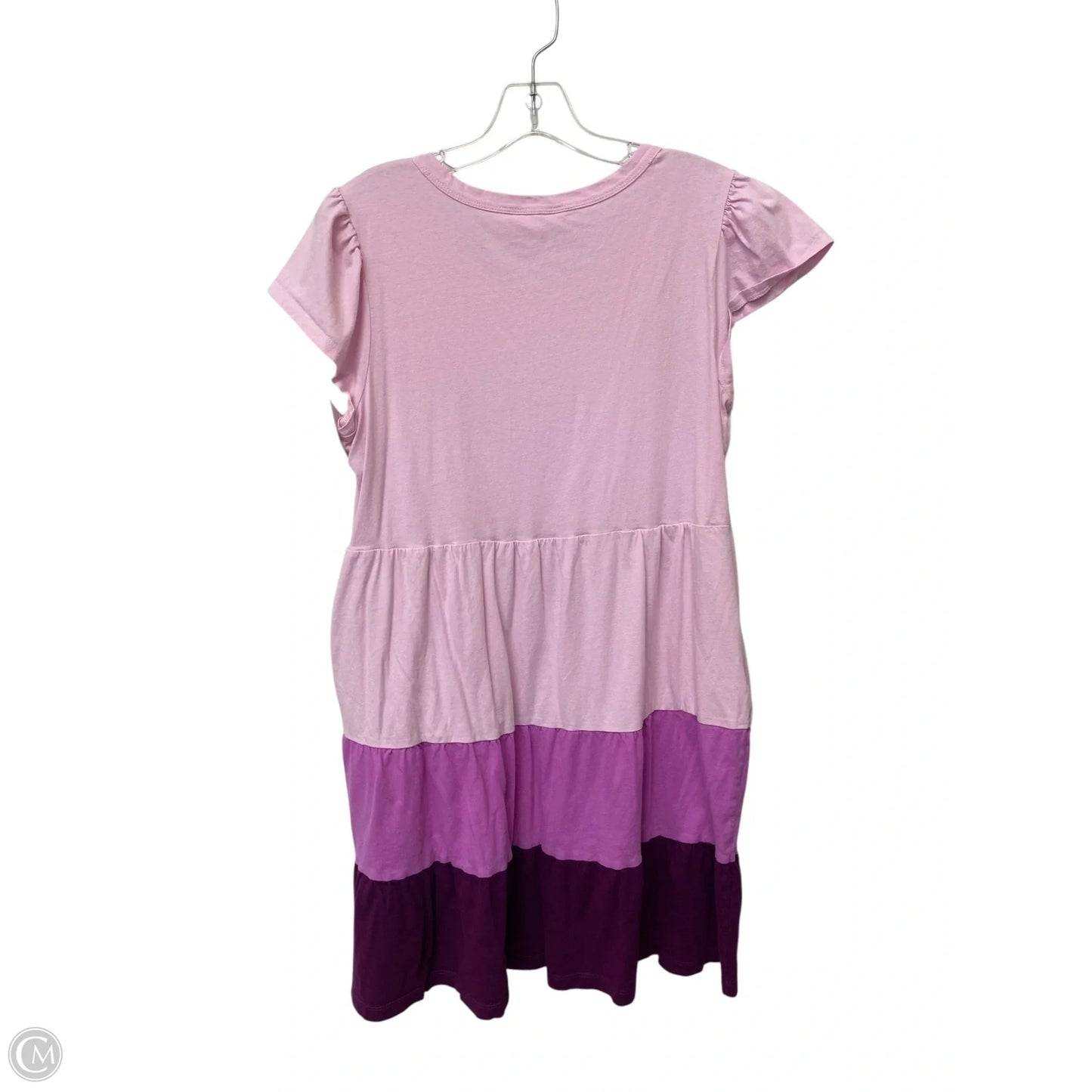 Dress Casual Short By Time And Tru In Pink & Purple, Size: S