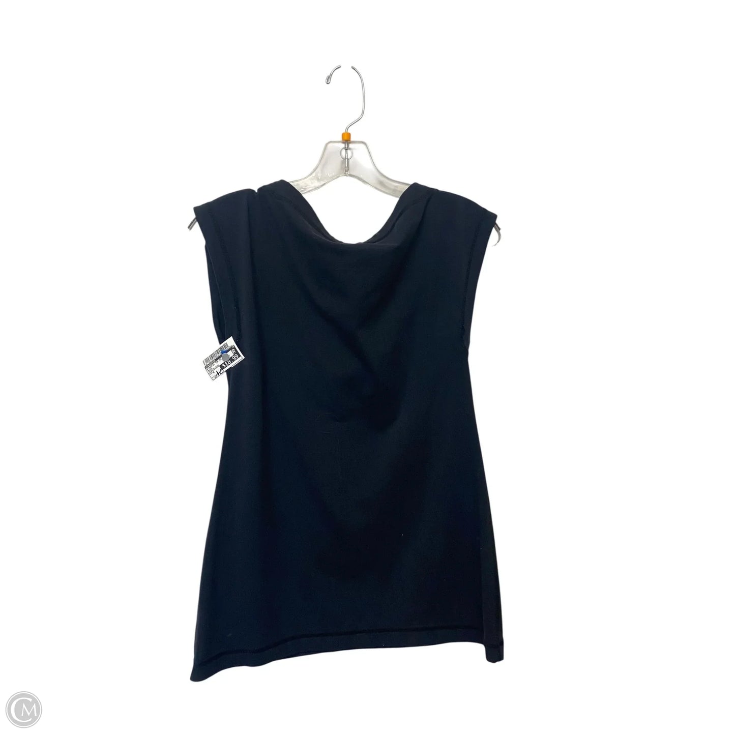 Athletic Top Short Sleeve By Lululemon In Black, Size: M