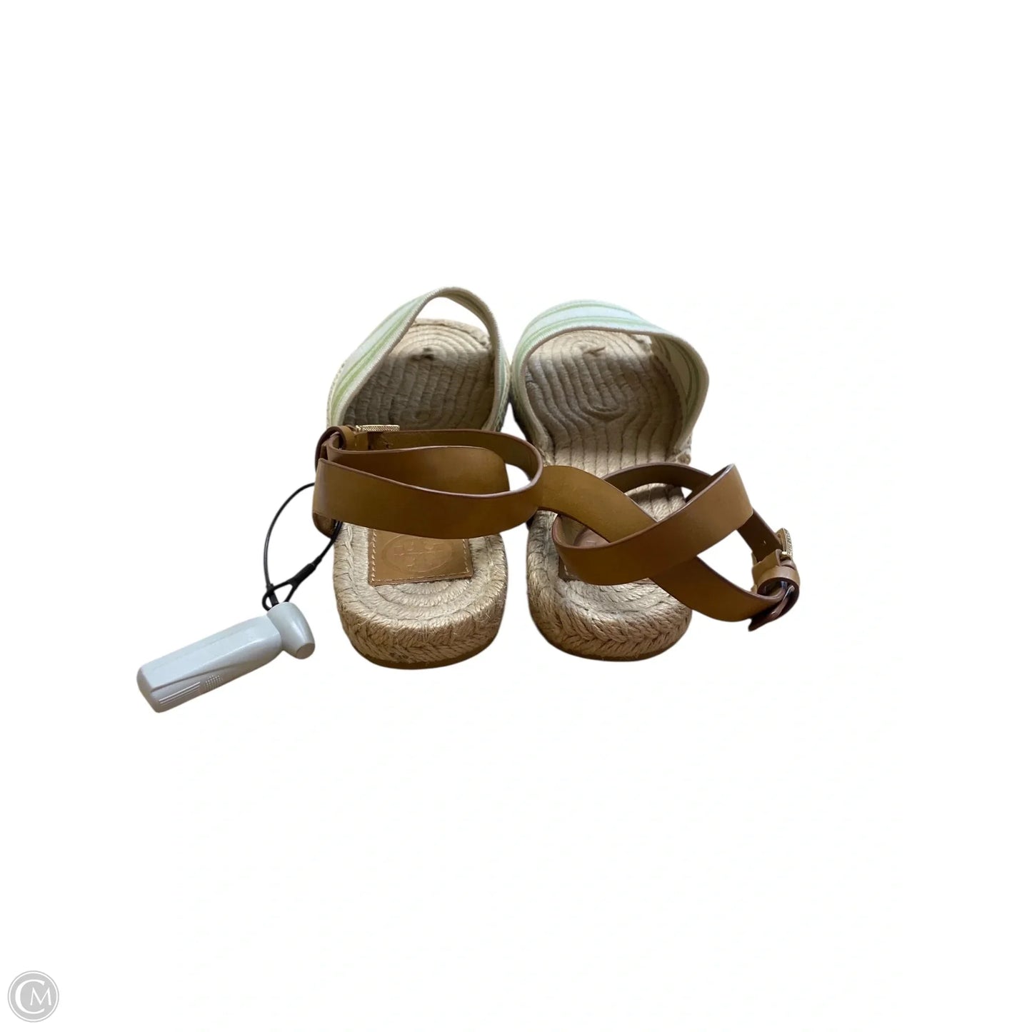 Sandals Designer By Tory Burch In Green, Size: 8