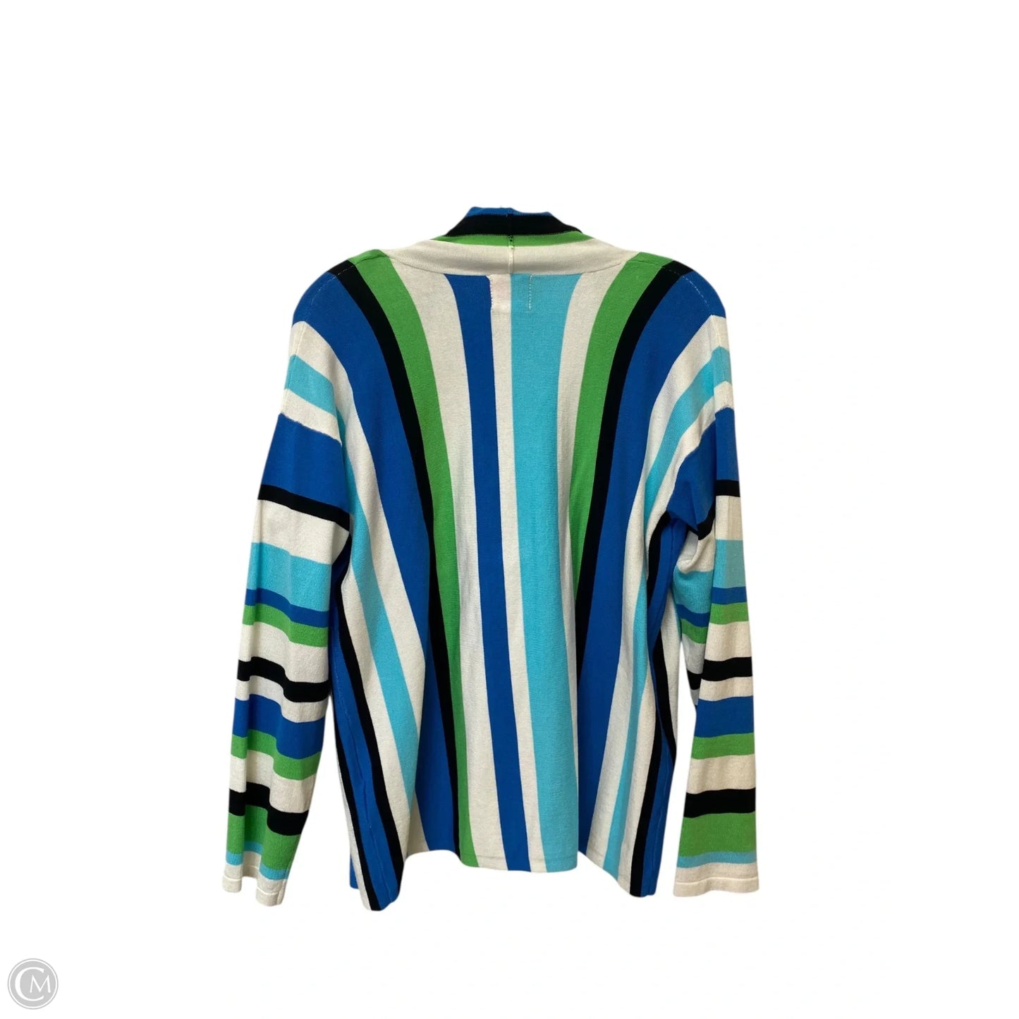 Cardigan By Ruby Rd In Striped Pattern, Size: Mp