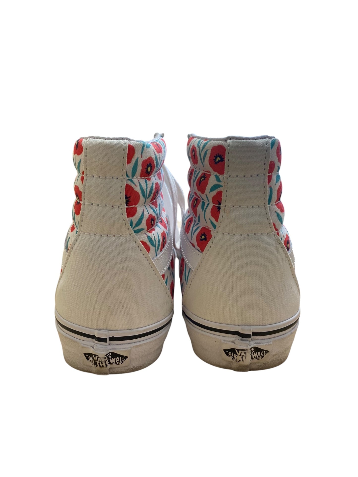Shoes Sneakers By Vans In Floral Print, Size: 8