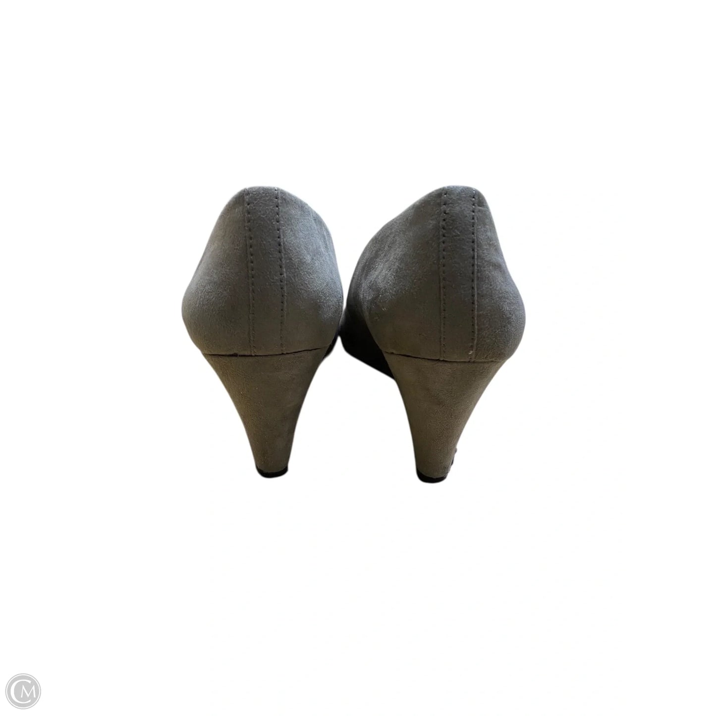 Shoes Heels Wedge By Jessica Simpson In Grey, Size: 8