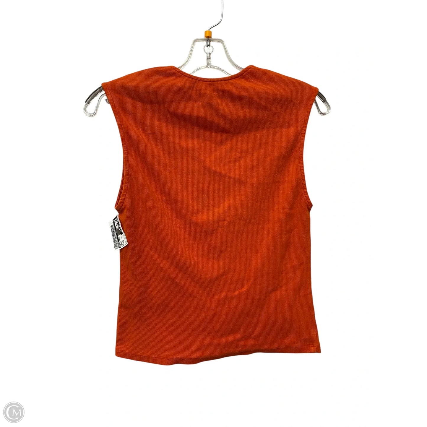 Top Sleeveless Basic By Maeve In Orange, Size: M