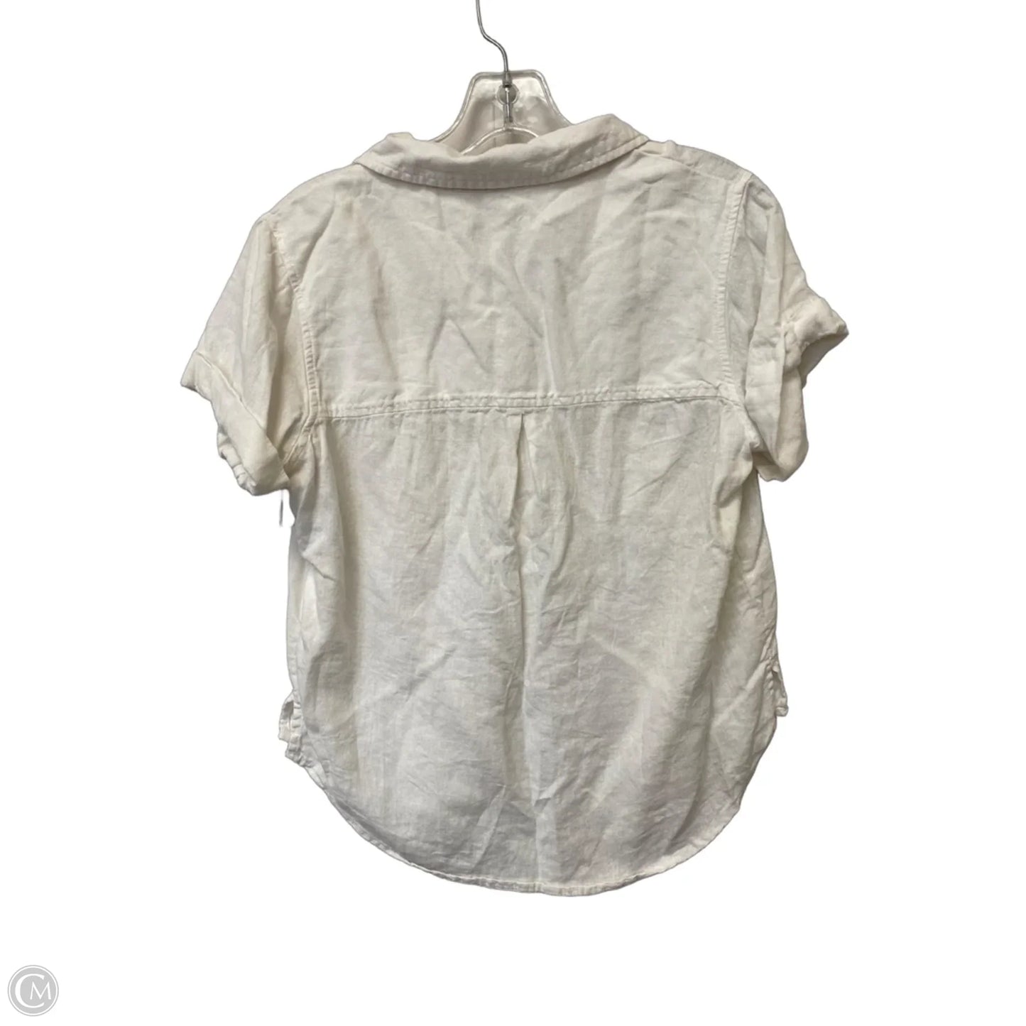 Top Short Sleeve By Universal Thread In White, Size: Xs