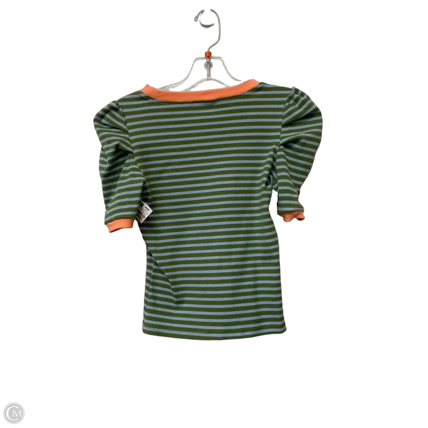 Top Short Sleeve By Maeve In Striped Pattern, Size: Xs