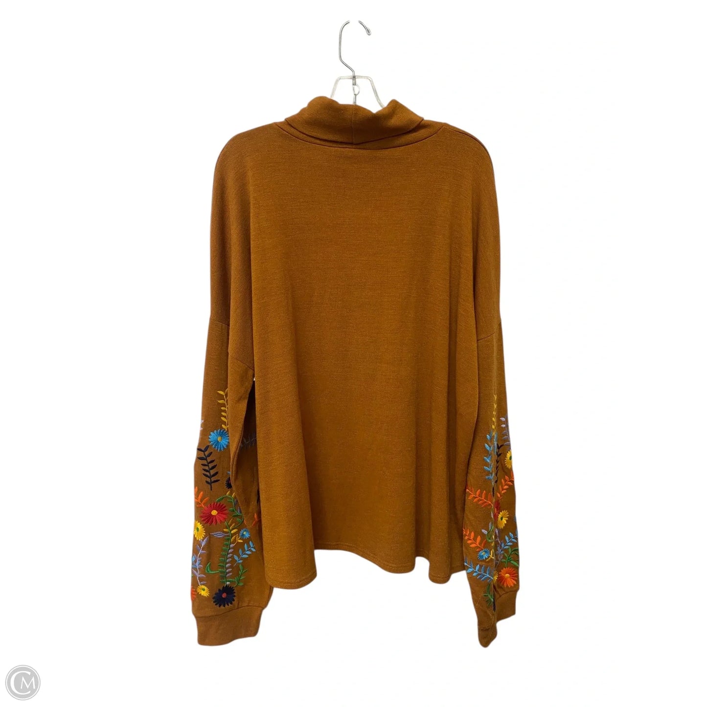 Sweatshirt Collar By Cmc In Brown, Size: 3x