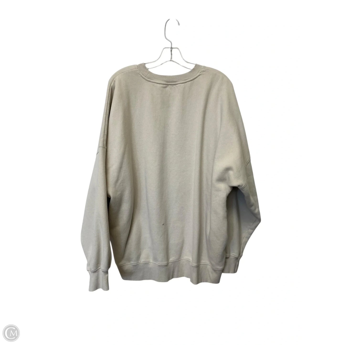 Sweatshirt Crewneck By Tuff Athletics In Beige, Size: 2x