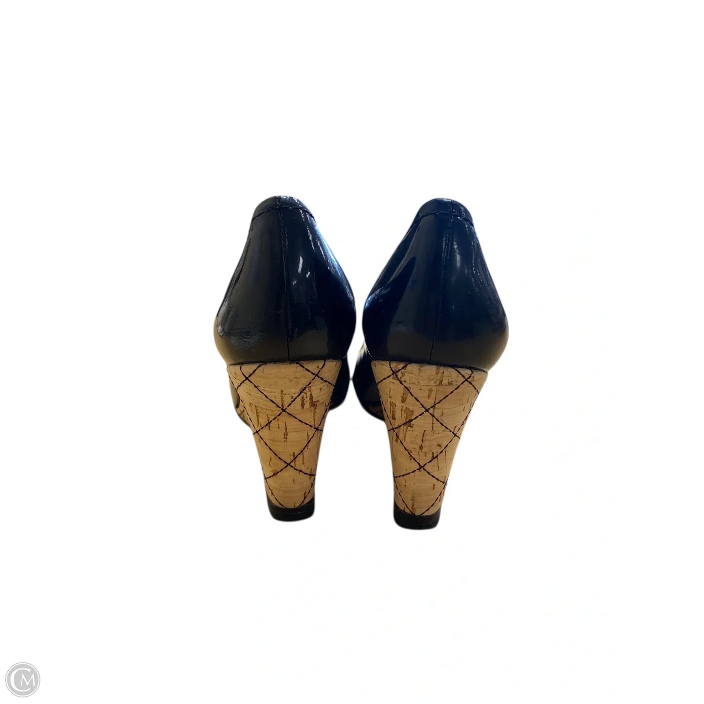 Shoes Heels Wedge By Vaneli In Black, Size: 8