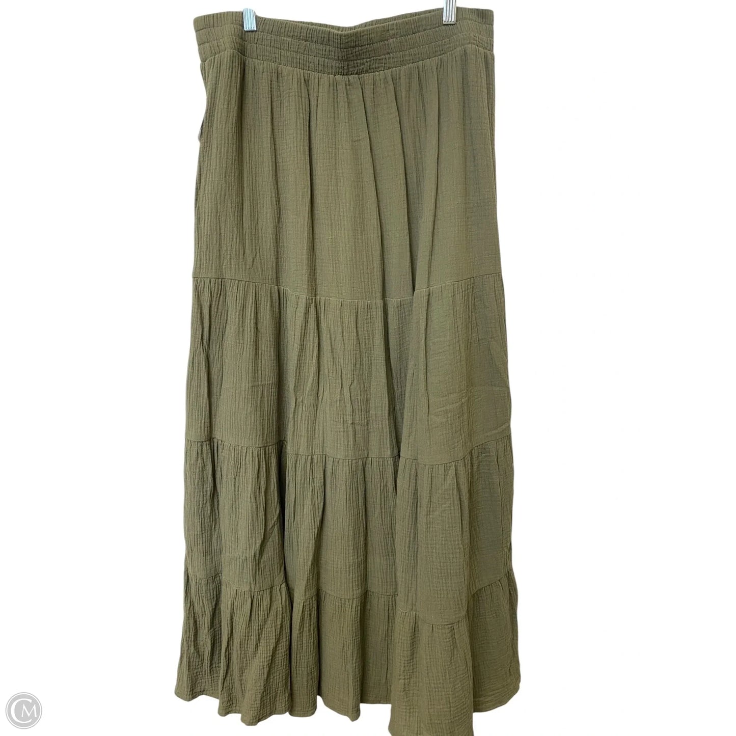 Skirt Maxi By Threads 4 Thought In Green, Size: Xl