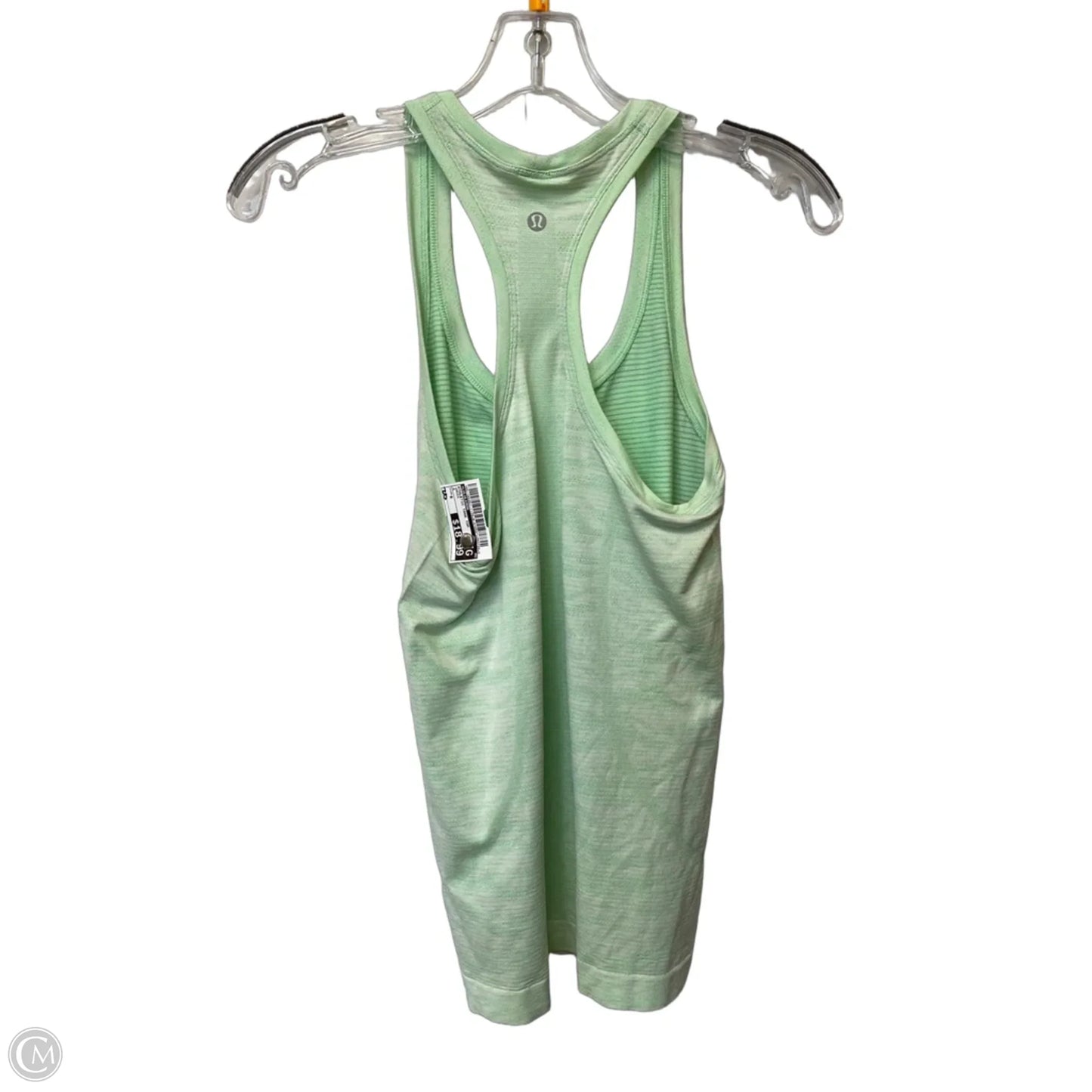 Athletic Tank Top By Lululemon In Green, Size: 6
