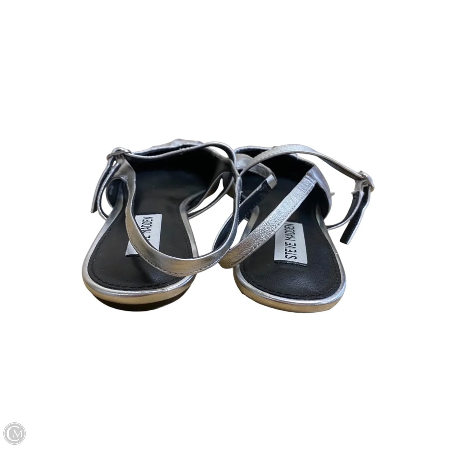 Shoes Flats By Steve Madden In Silver, Size: 8.5