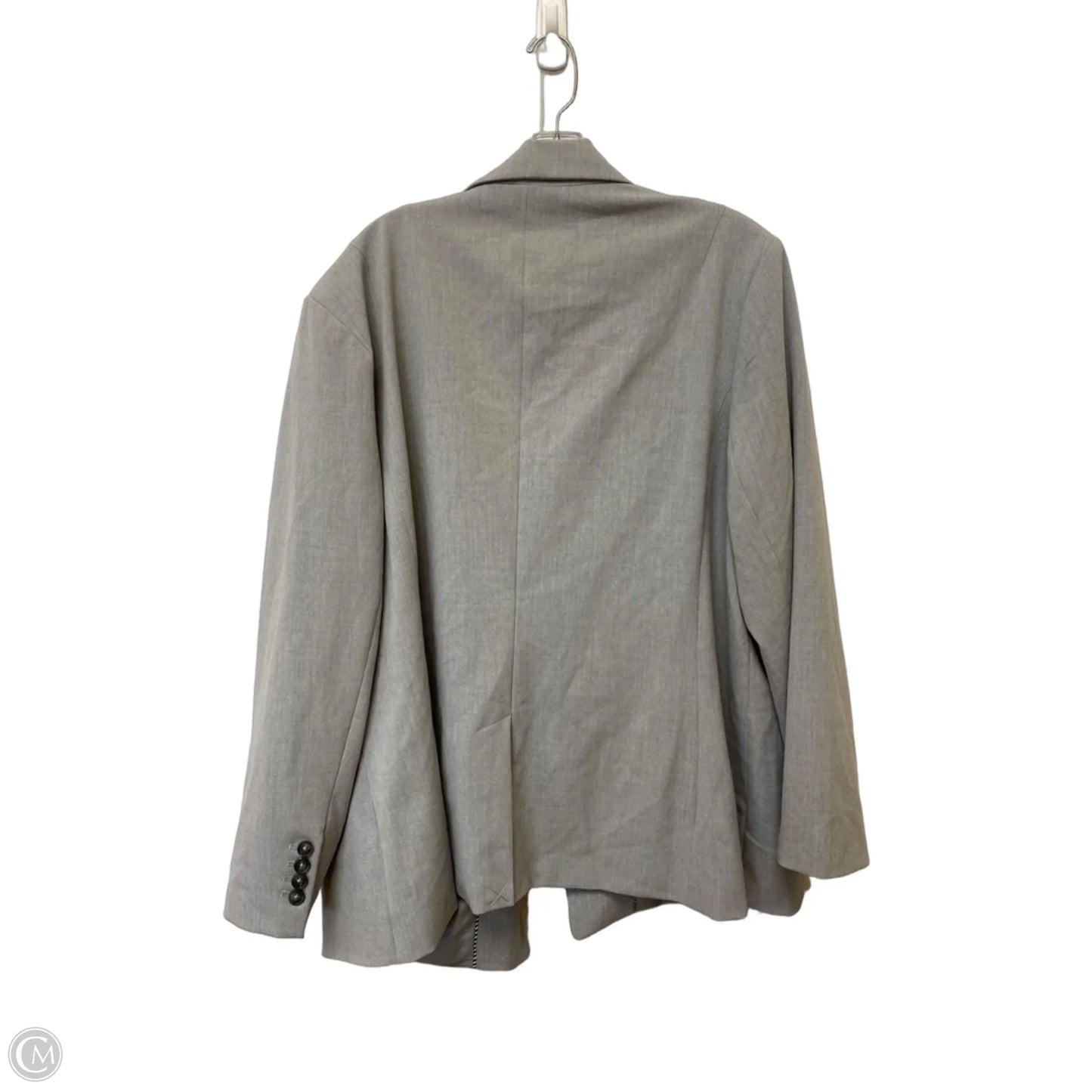 Blazer By Clothes Mentor In Grey, Size: 24