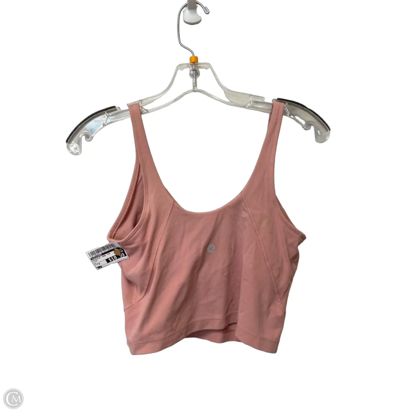 Athletic Tank Top By Lululemon In Pink, Size: 6