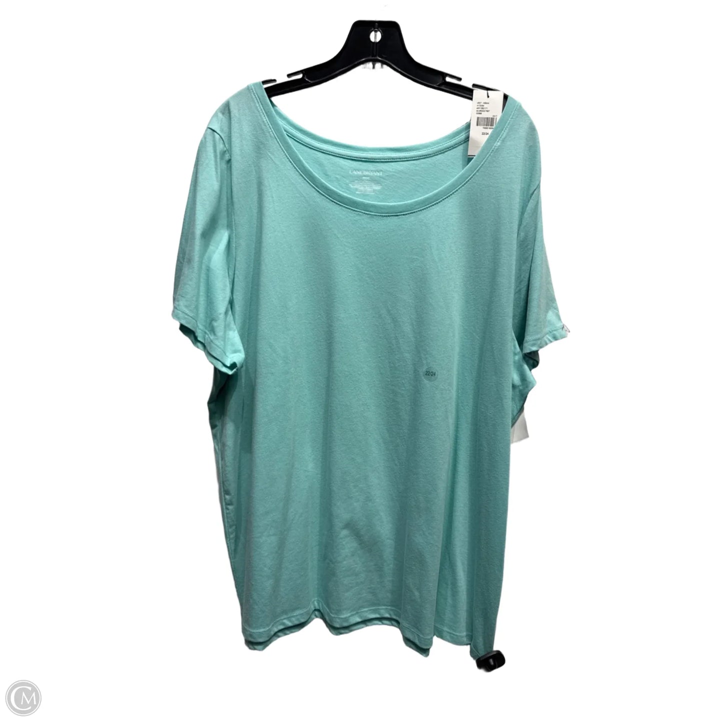 Top Short Sleeve Basic By Lane Bryant In Green, Size: 22