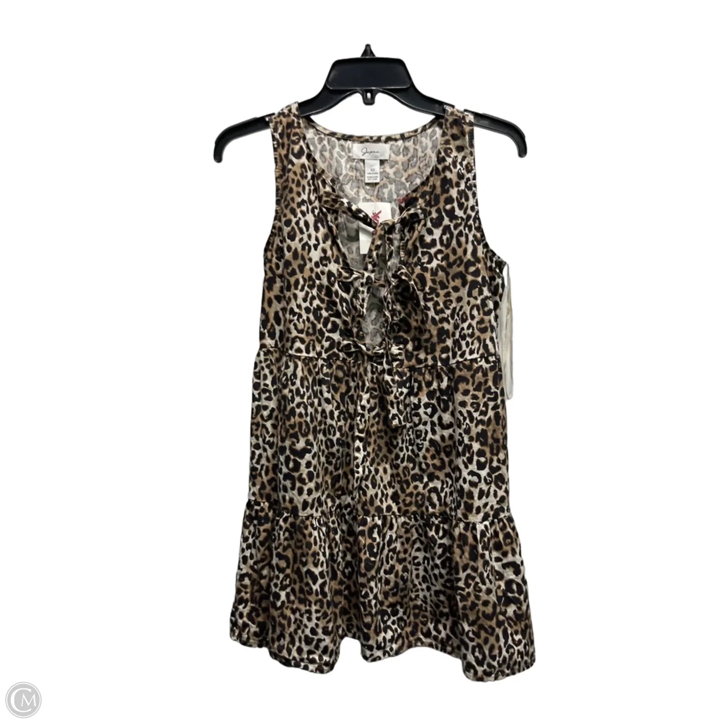 Tunic Sleeveless By Japna In Animal Print, Size: Xs
