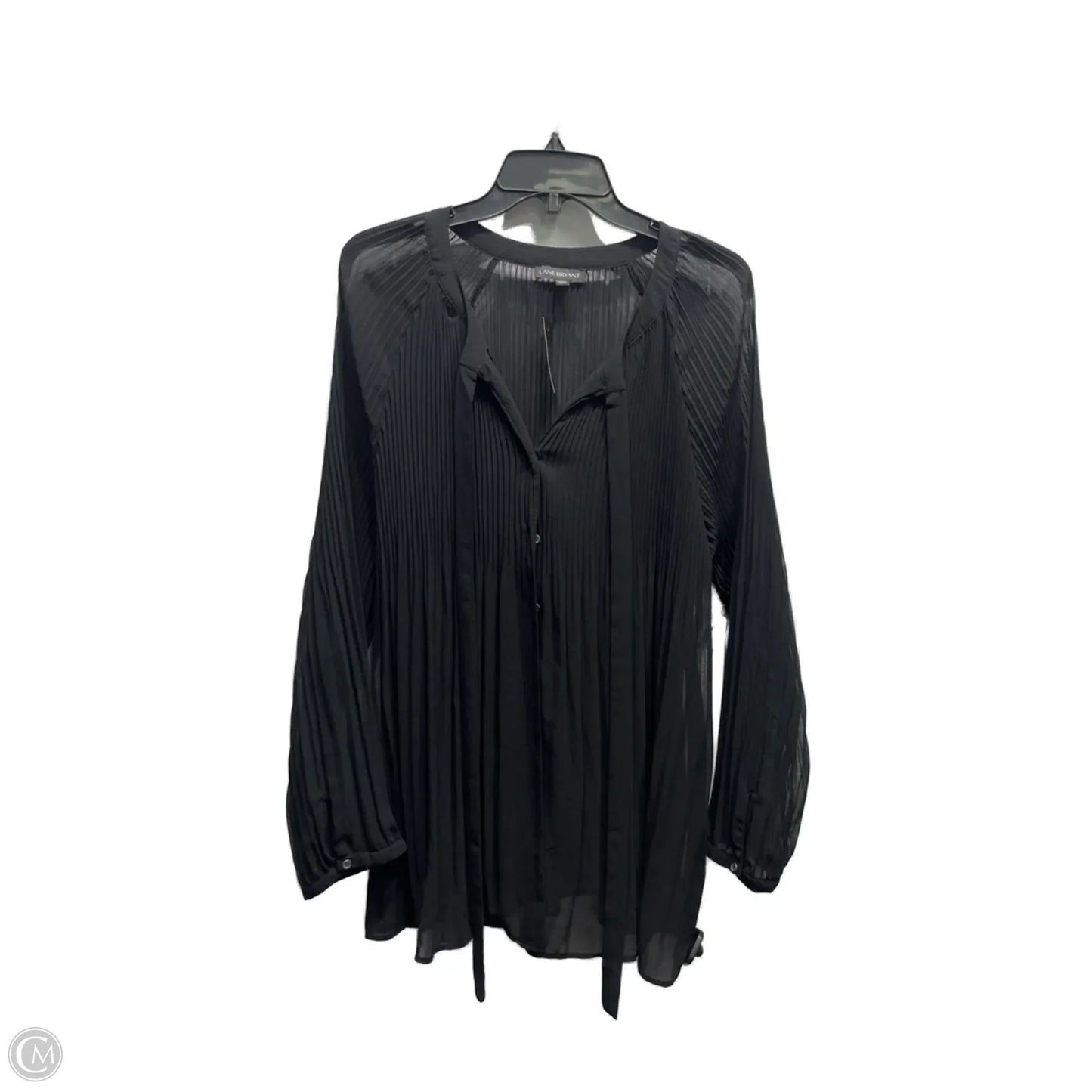 Top Long Sleeve By Lane Bryant In Black, Size: 22