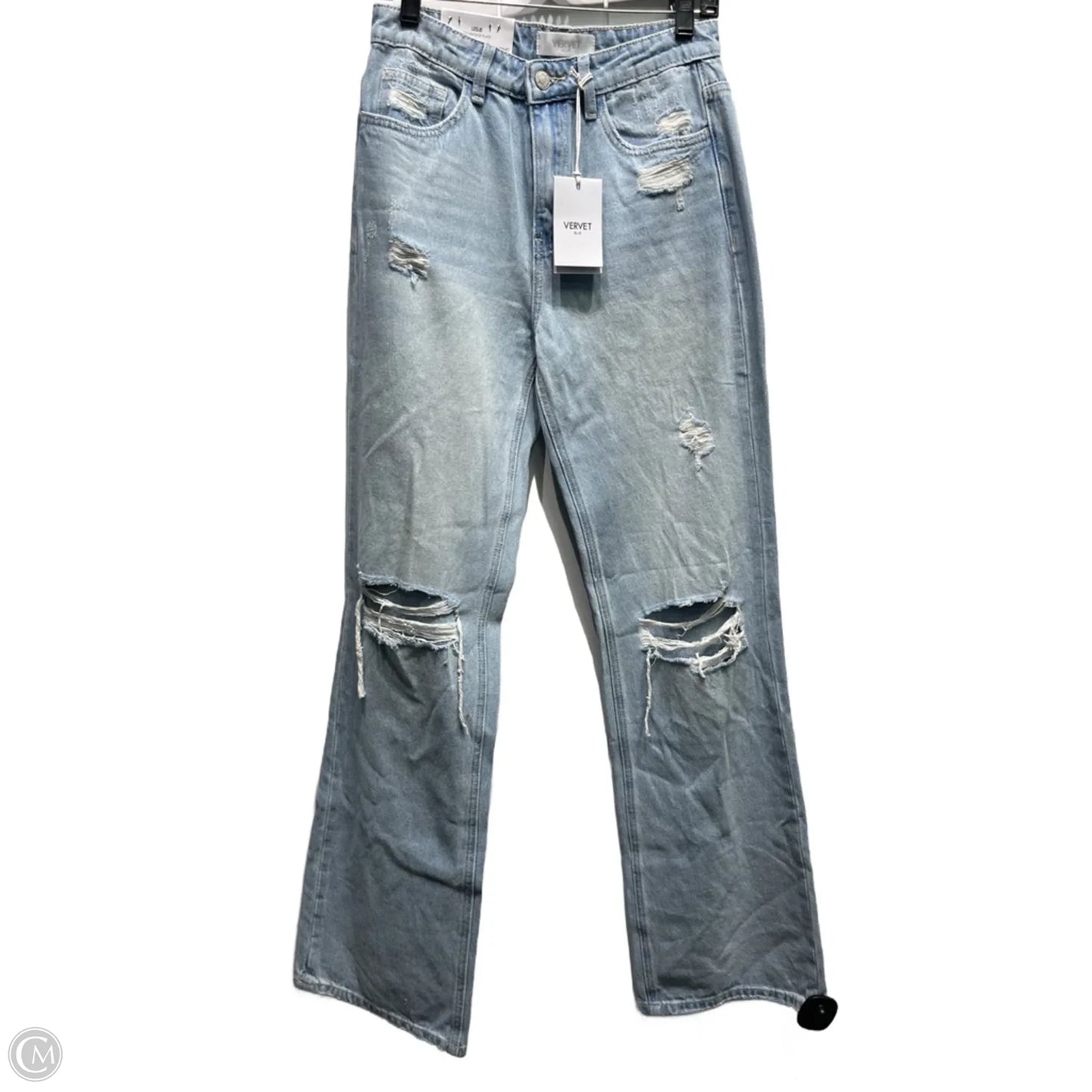 Jeans Flared By vervet In Blue Denim, Size: 2