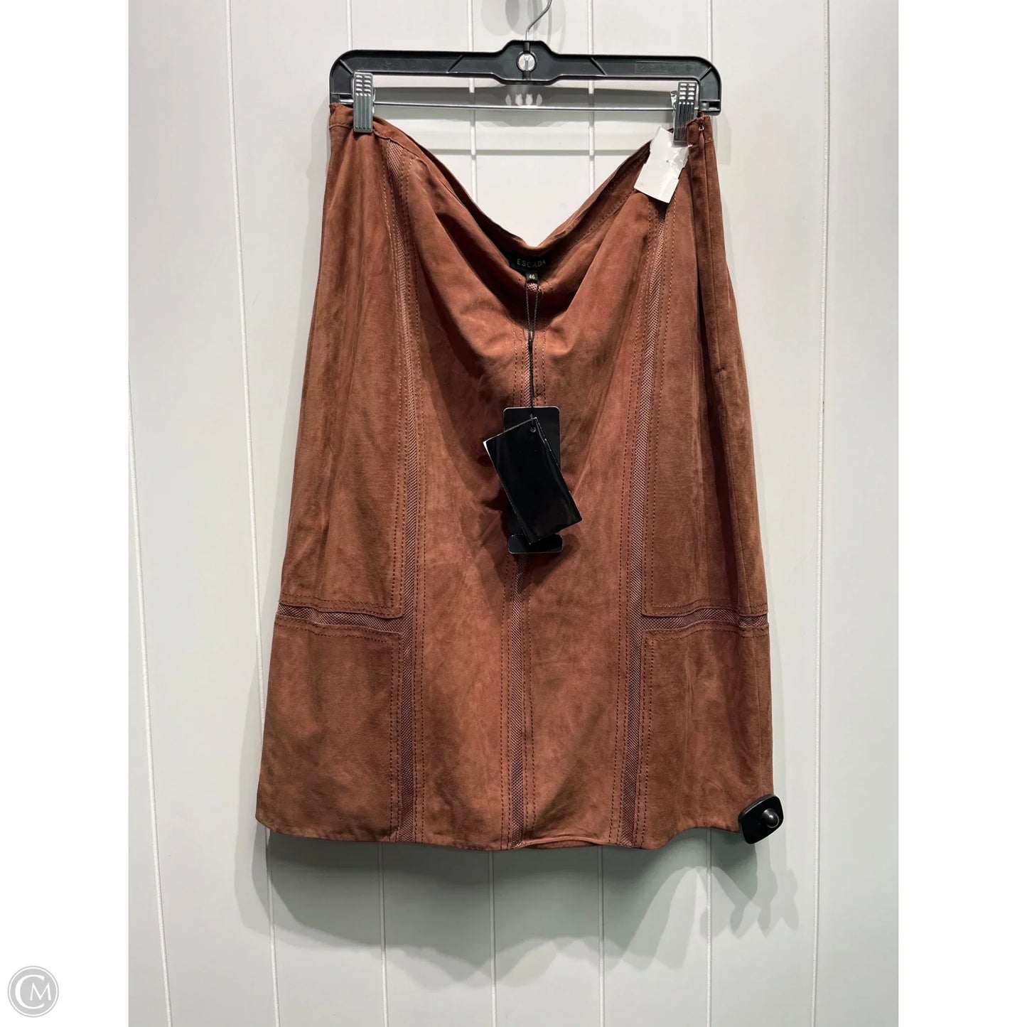 Skirt Designer By Escada In Brown, Size: 0