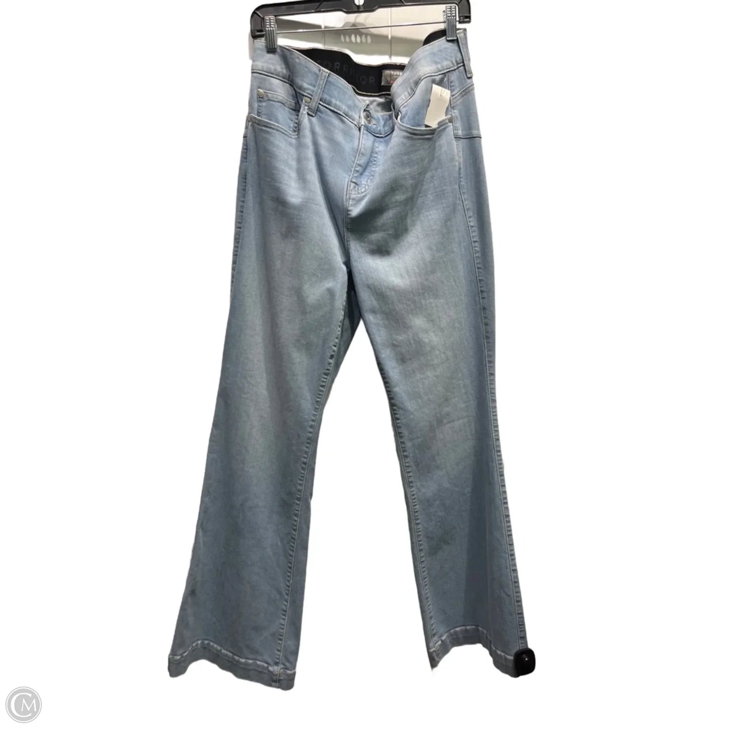 Jeans Flared By Torrid In Blue Denim, Size: 18